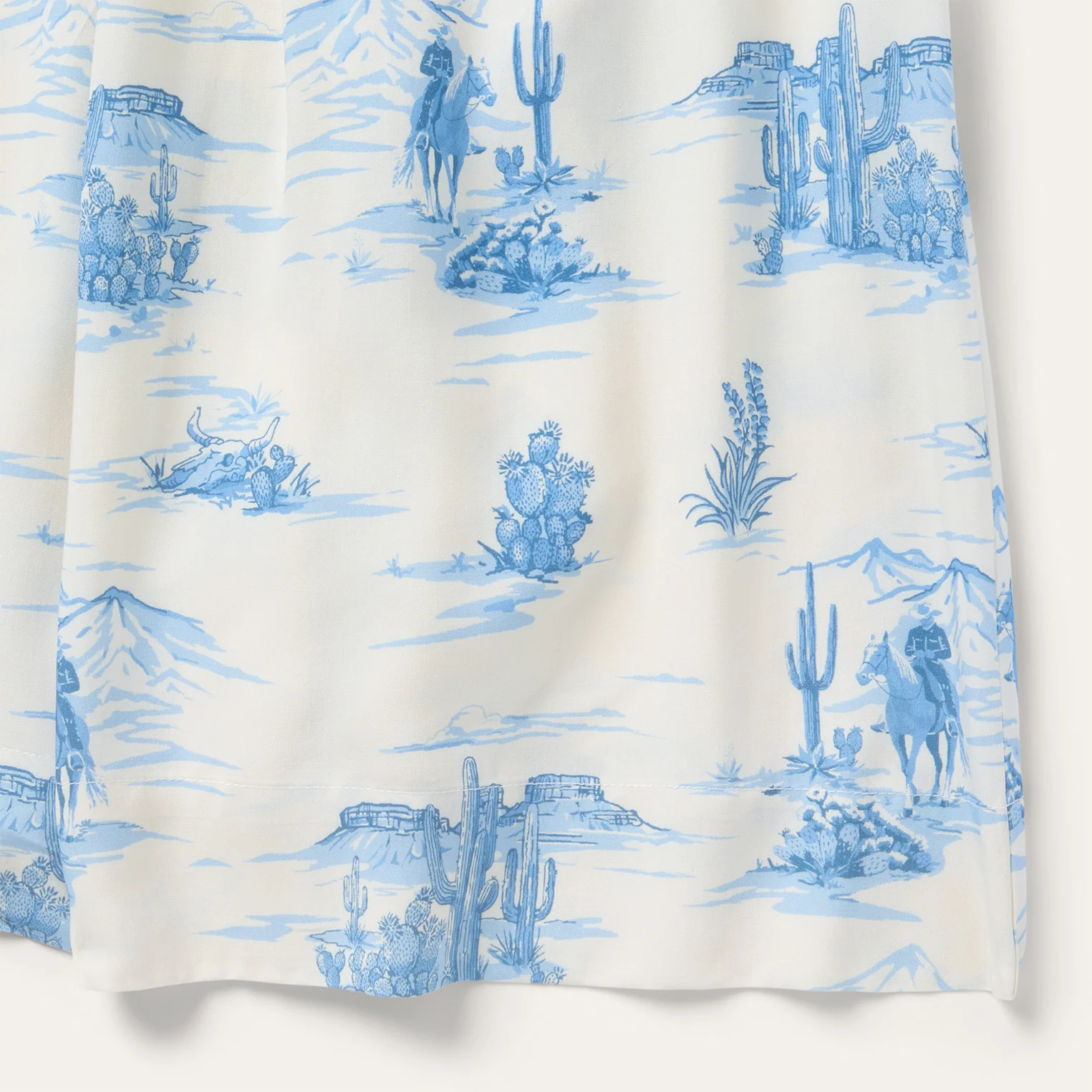 Indigo Trail Print Skirt - Image 5