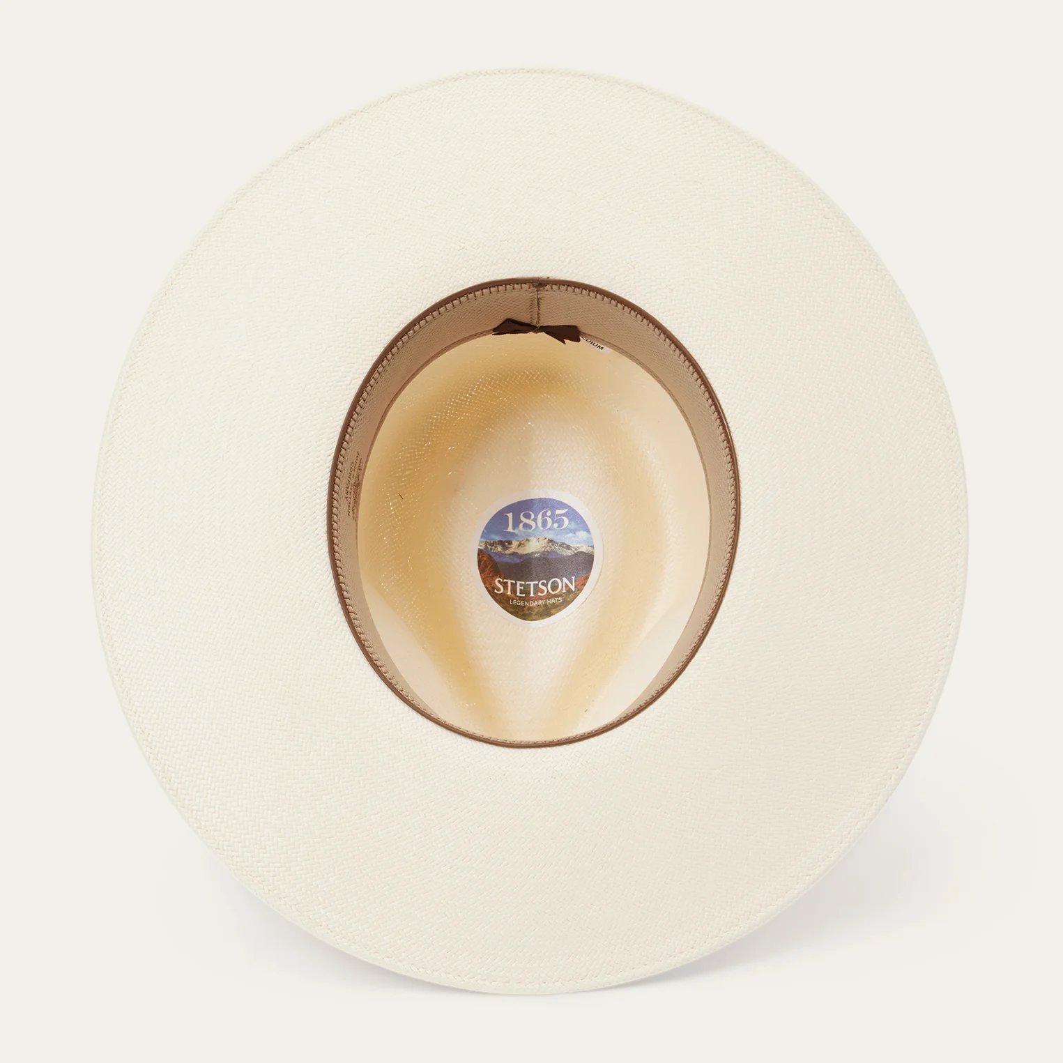 JW Marshall Straw Flat Brim Hat - Image 7