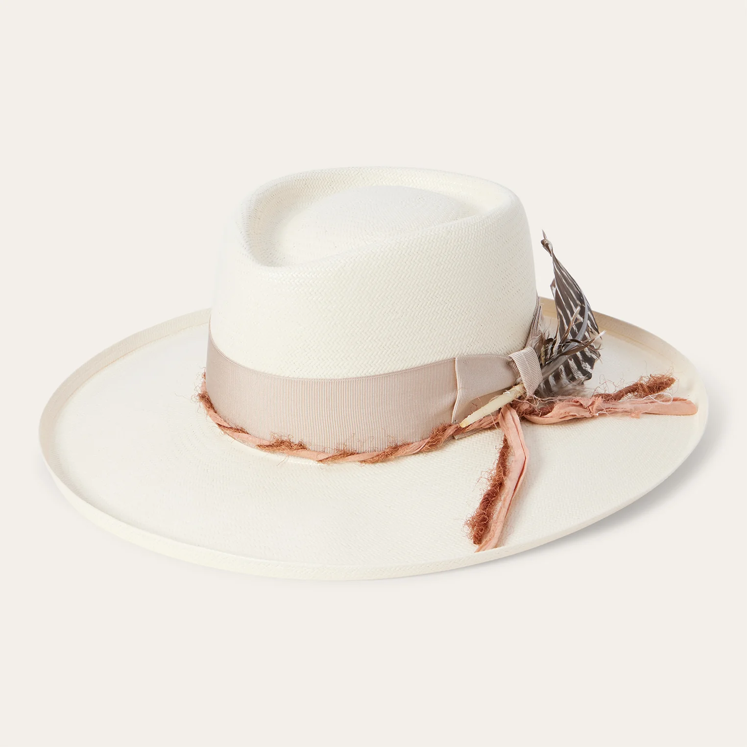 Kings Row Shantung Straw Fedora - Image 4