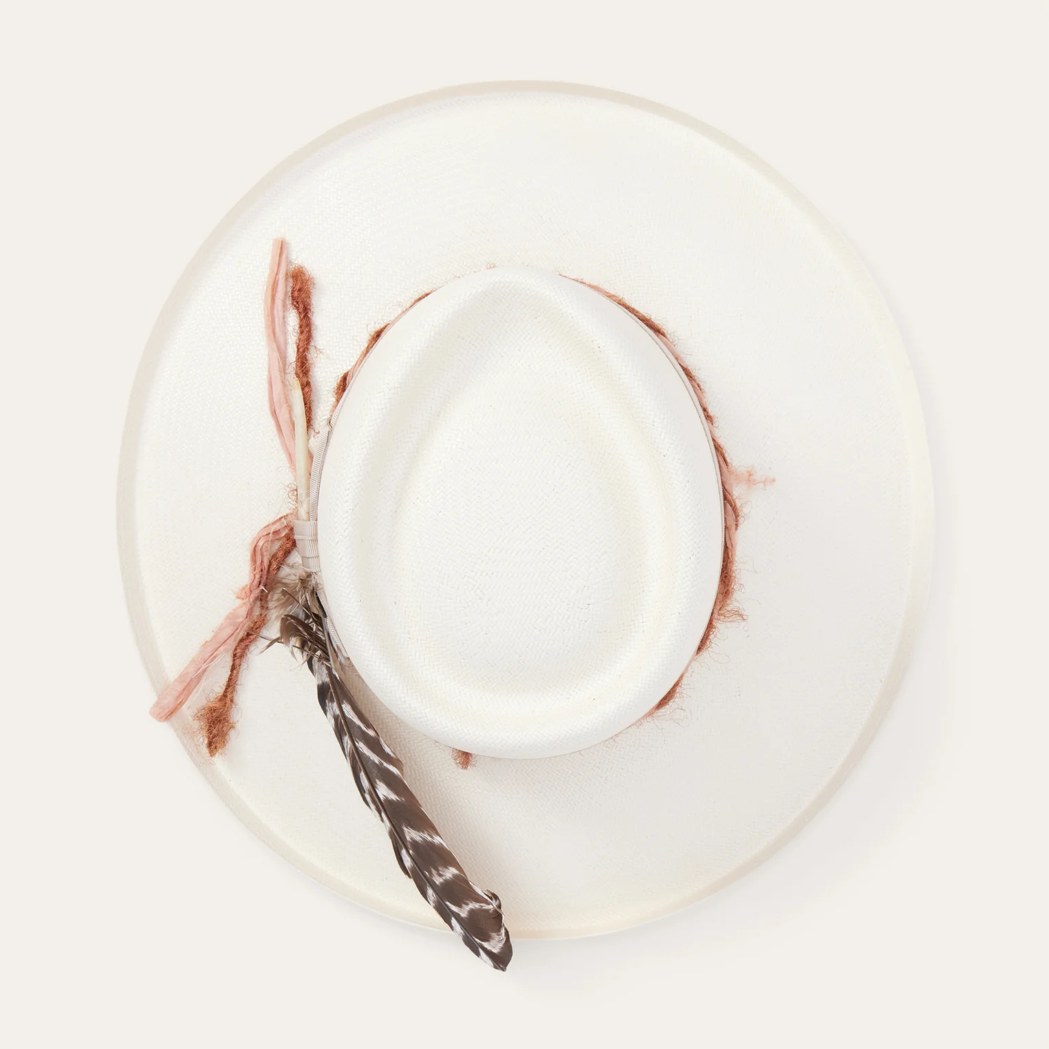 Kings Row Shantung Straw Fedora - Image 6