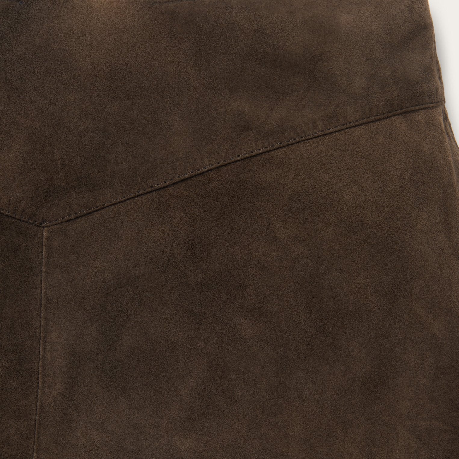 Lamb Suede Skirt with Nailheads - Image 4