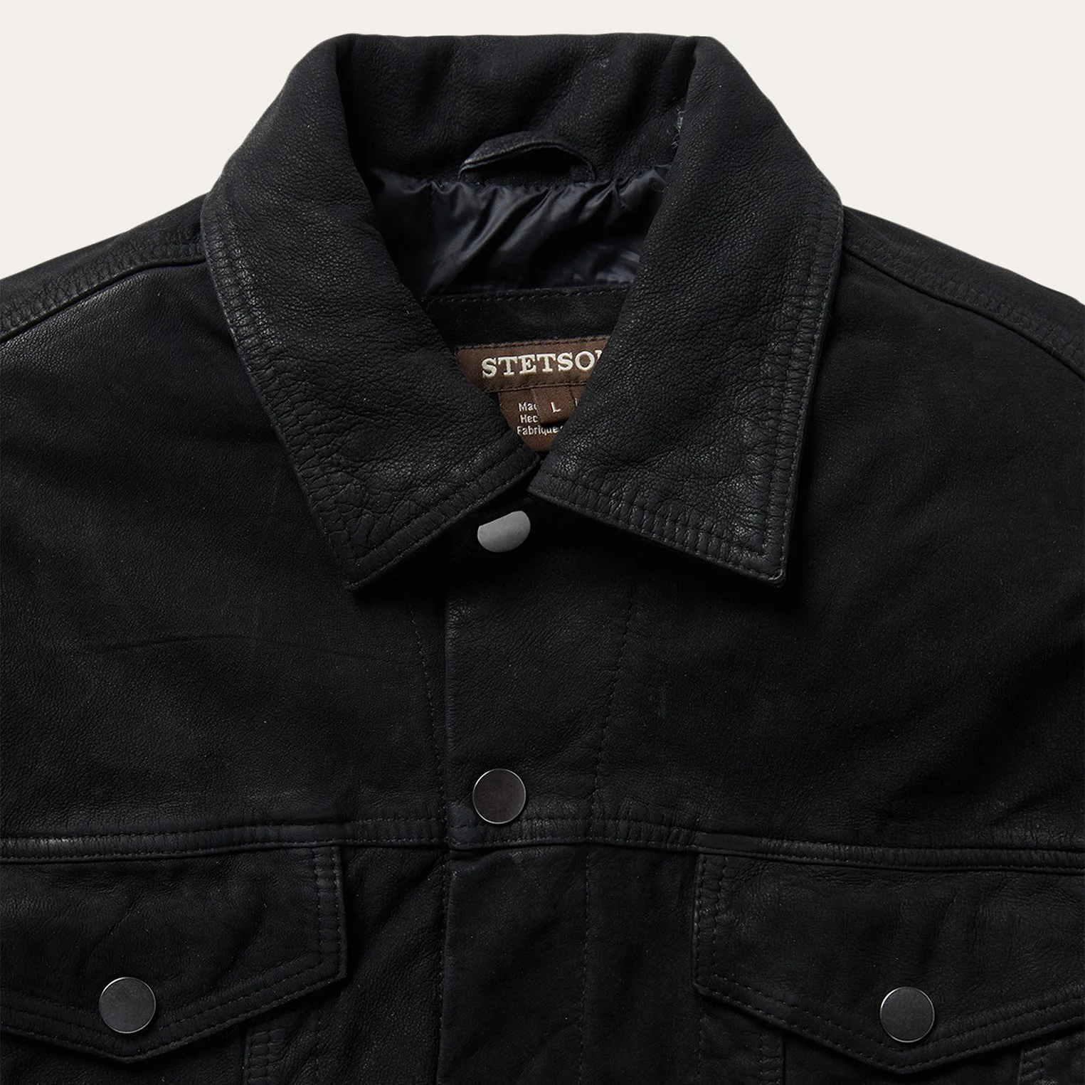 Leather Jean Jacket - Image 3