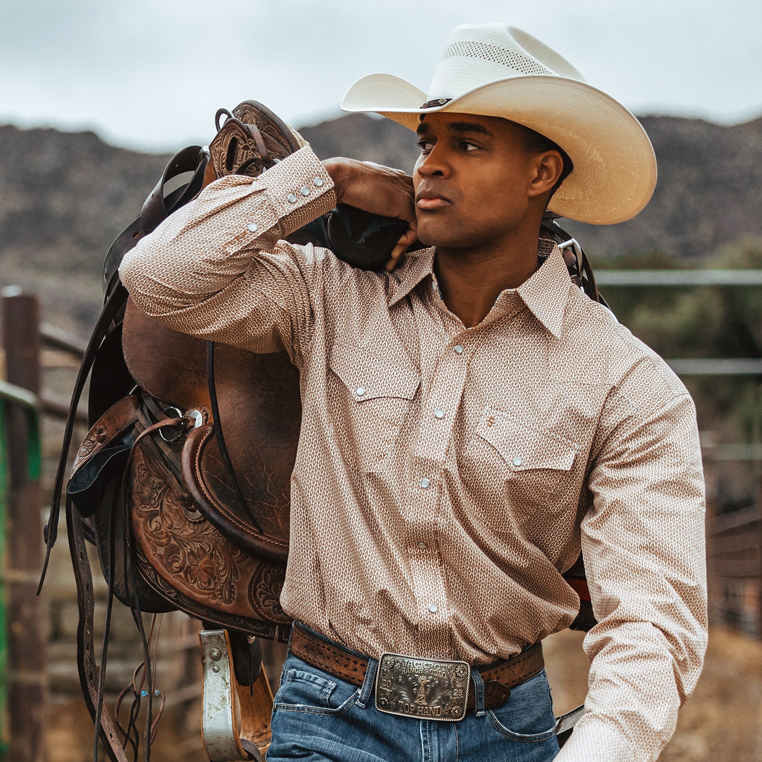Lobo 10X Straw Cowboy Hat - Image 5