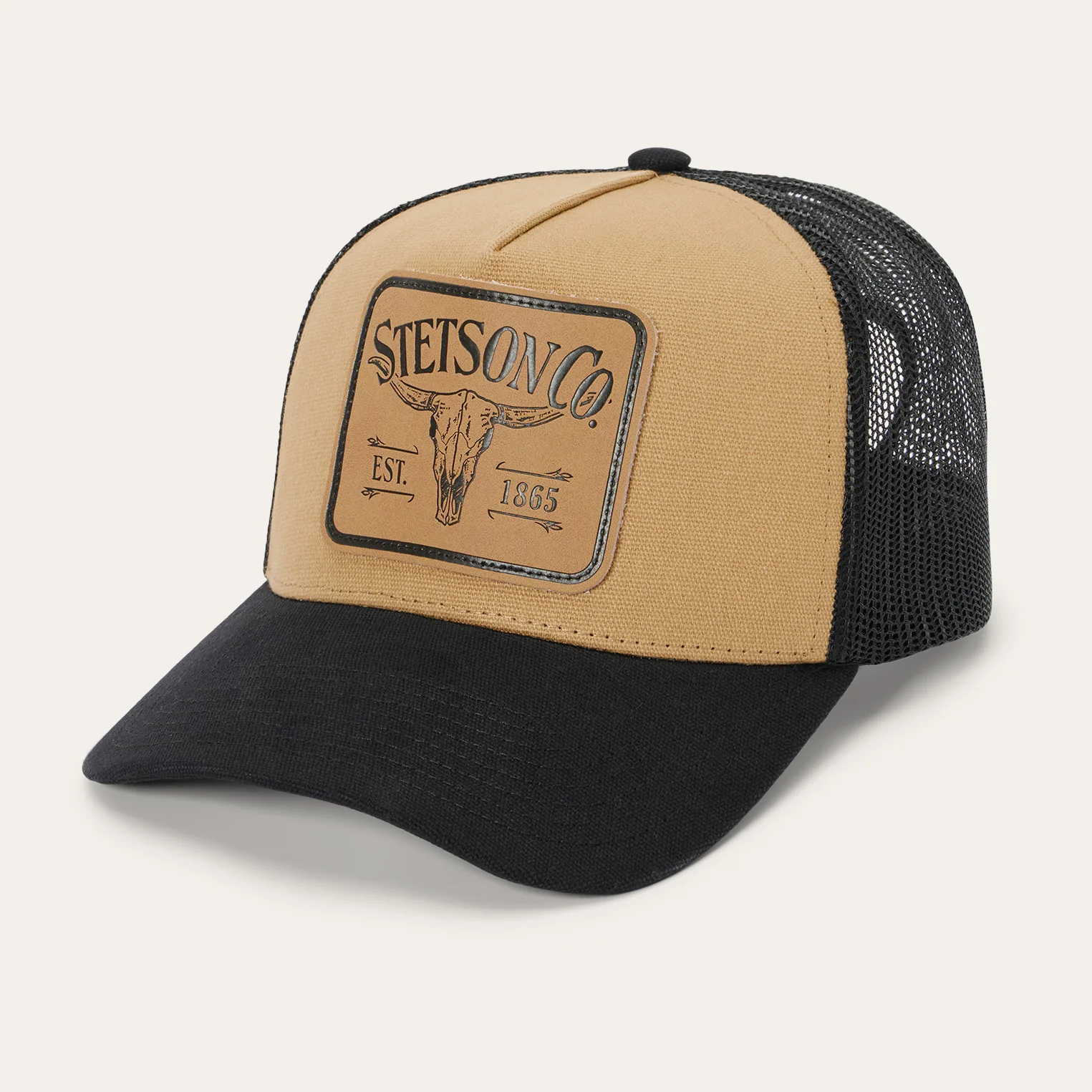 Longhorn Patch Trucker Hat - Image 3