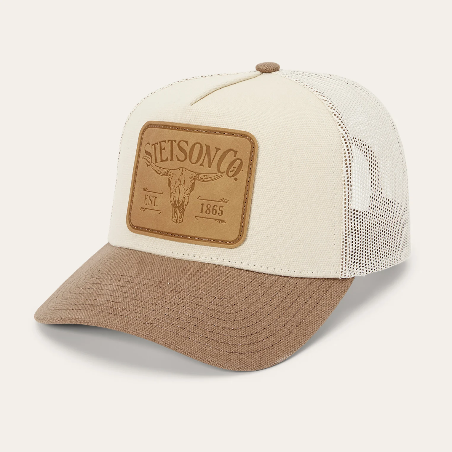 Longhorn Patch Trucker Hat - Image 2