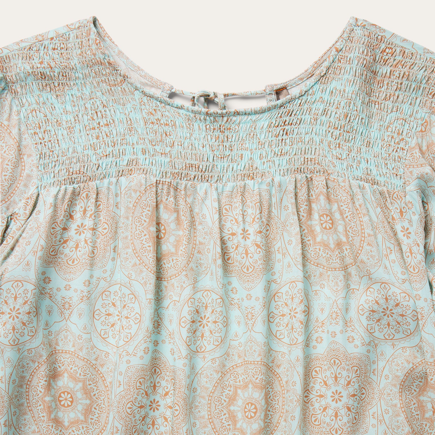 Mandala Print Peasant Blouse - Image 3