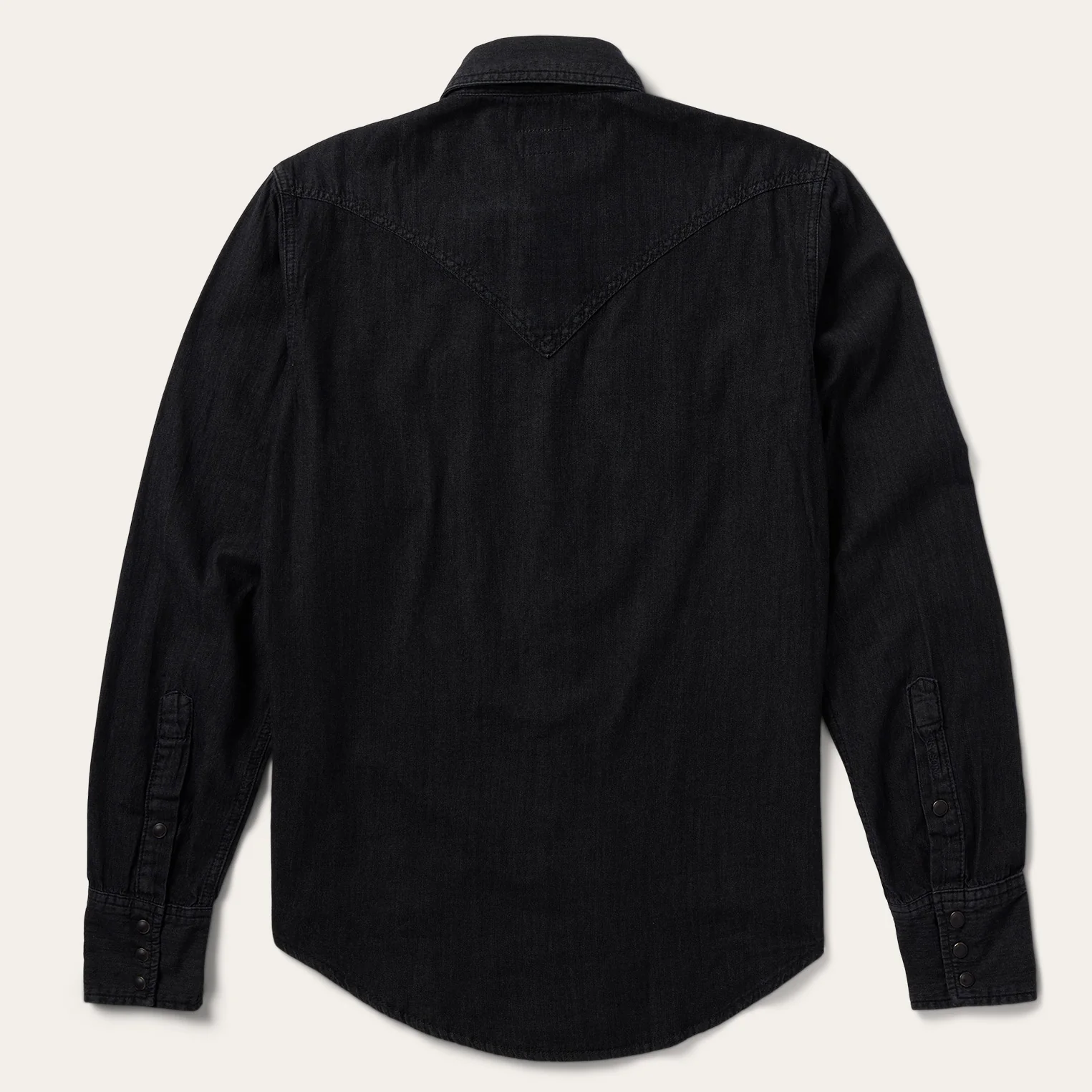 Modern Denim Western Shirt - Image 3