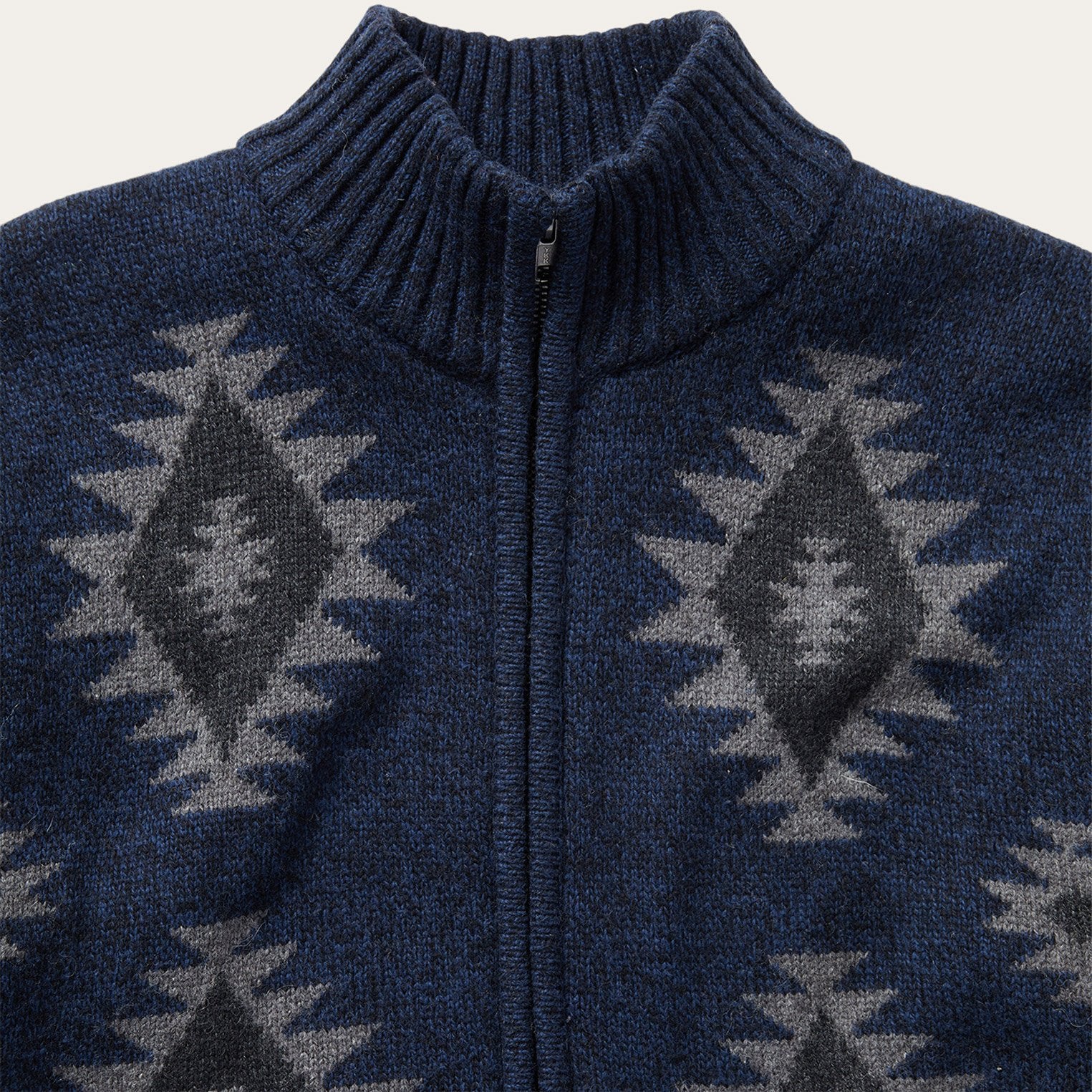 Navy Aztec Cardigan - Image 3