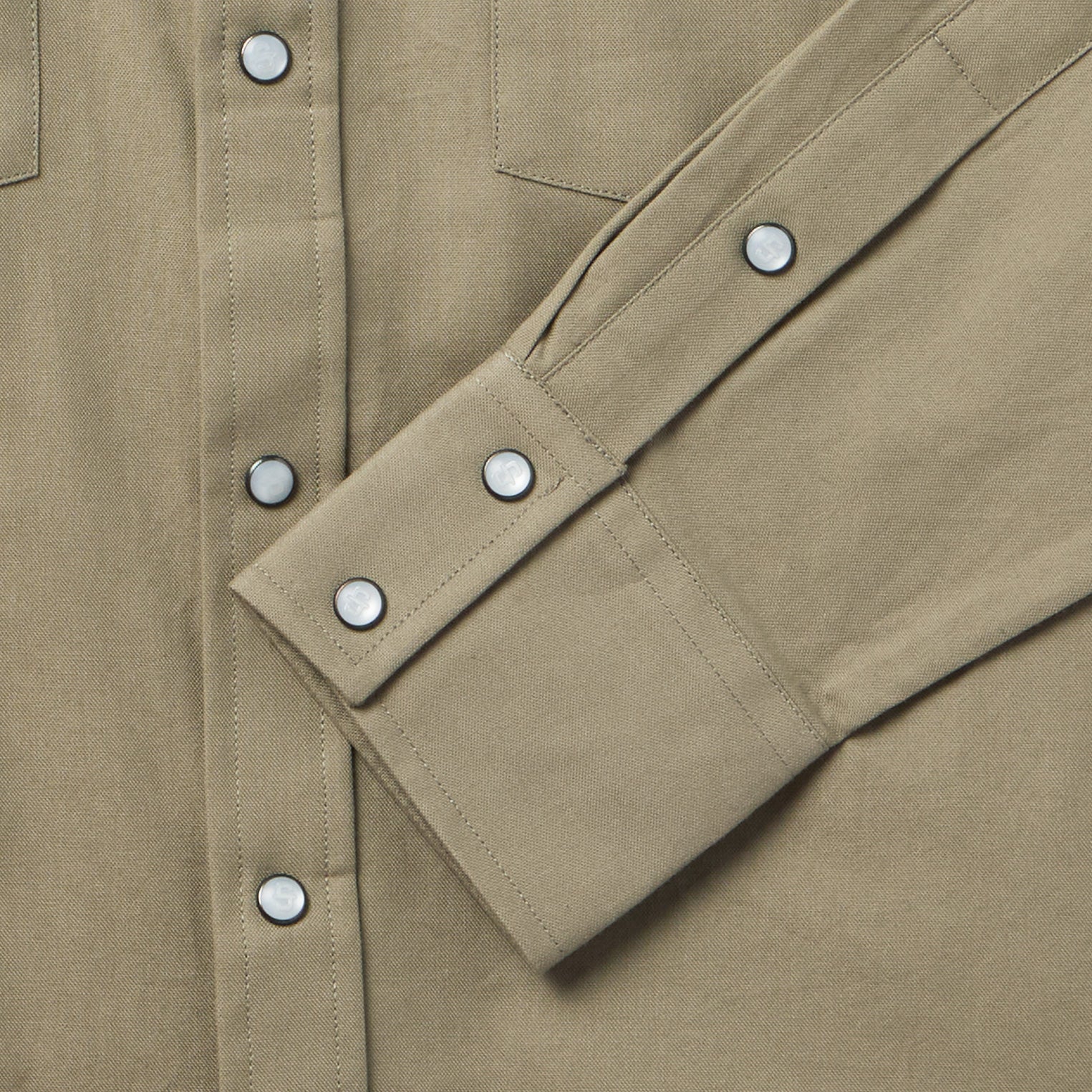 Olive Oxford Western Shirt - Image 7