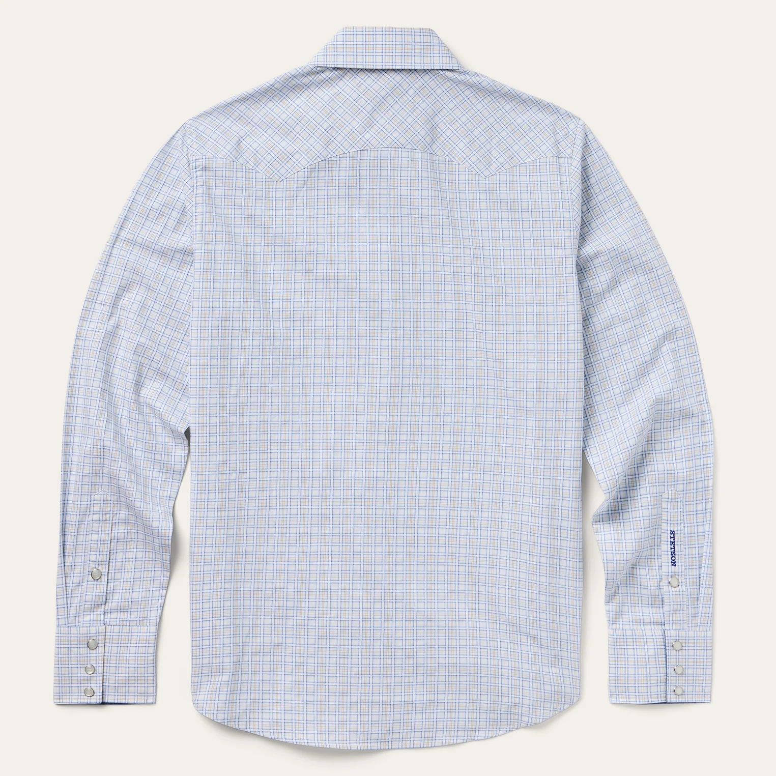 Ombre Plaid Check Western Shirt - Image 2