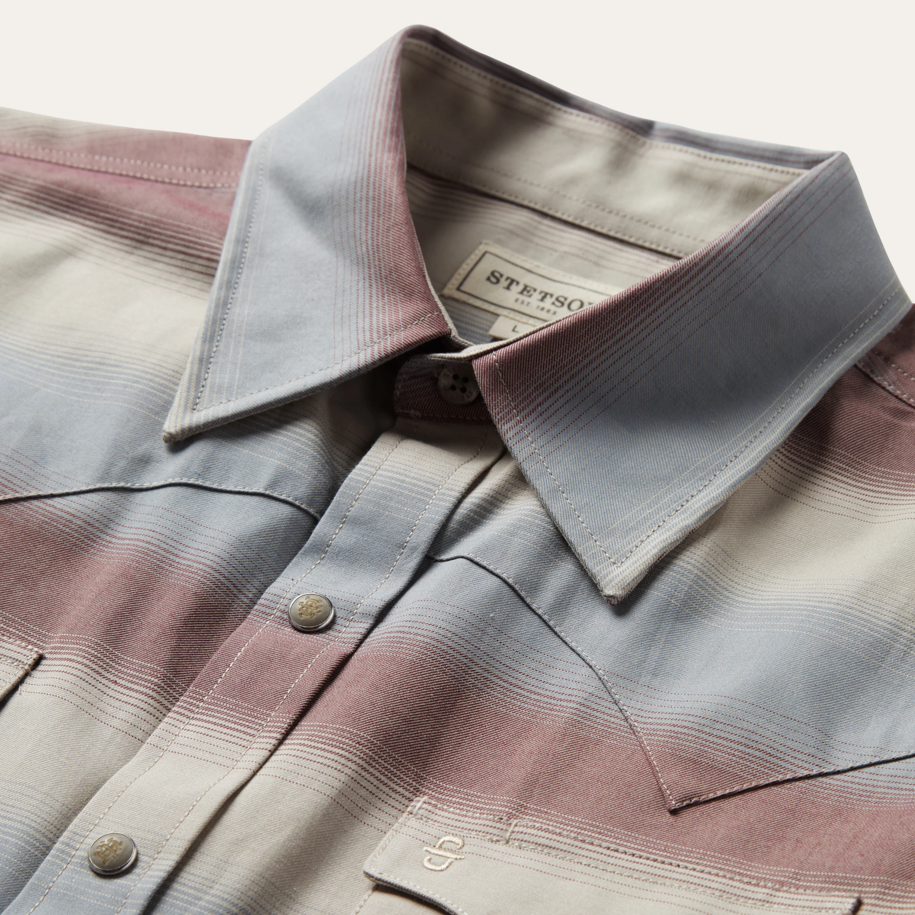 Ombre Stripe Twill Shirt - Image 3