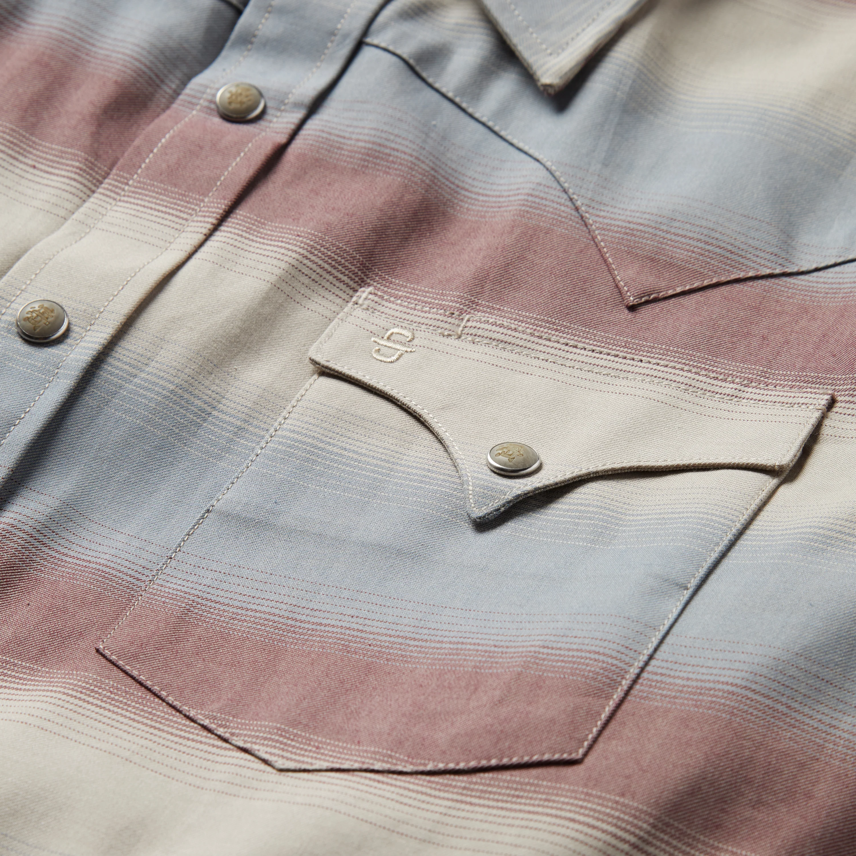 Ombre Stripe Twill Shirt - Image 4