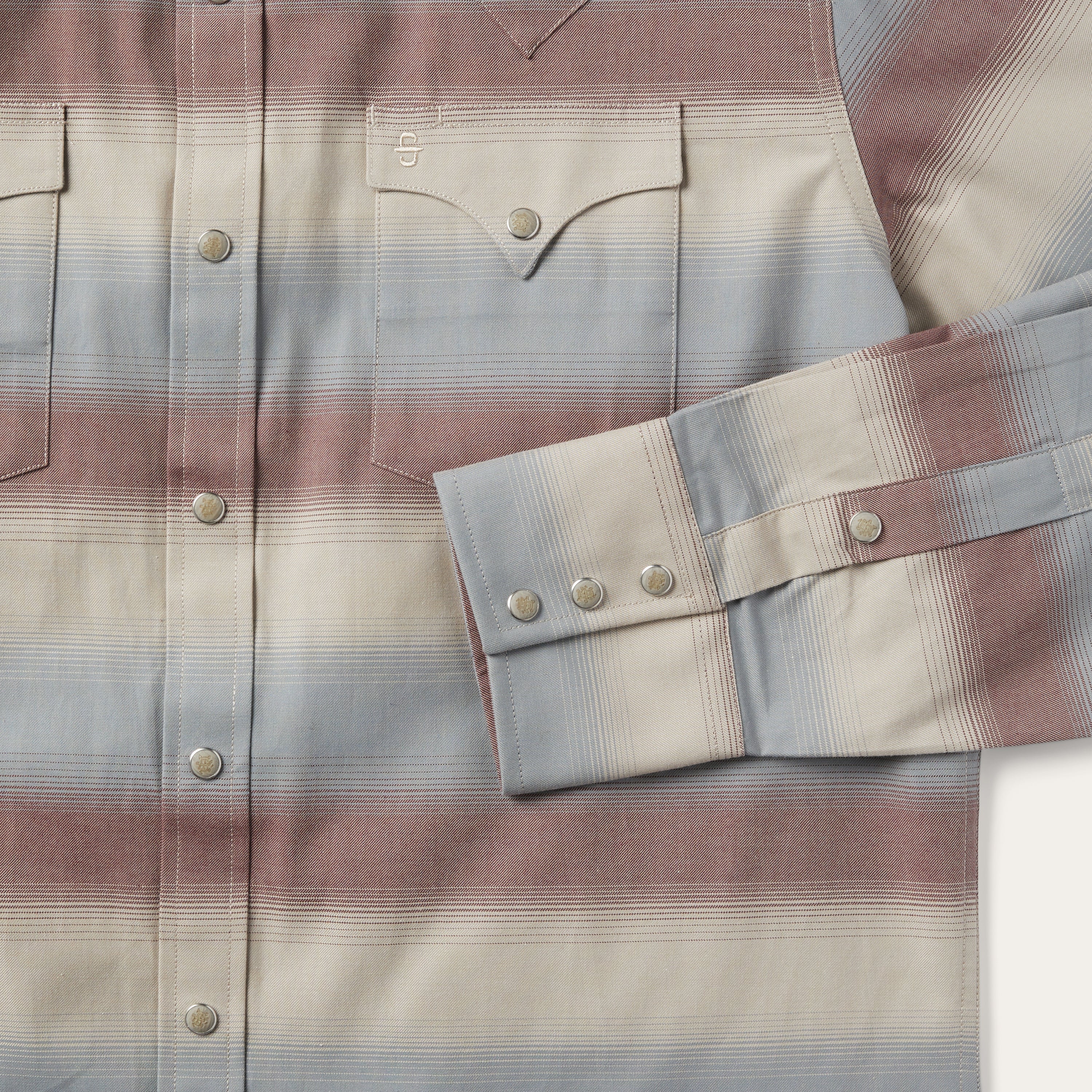Ombre Stripe Twill Shirt - Image 5