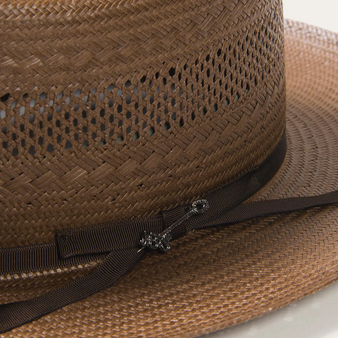 Open Road Vented Straw Cowboy Hat - Image 9