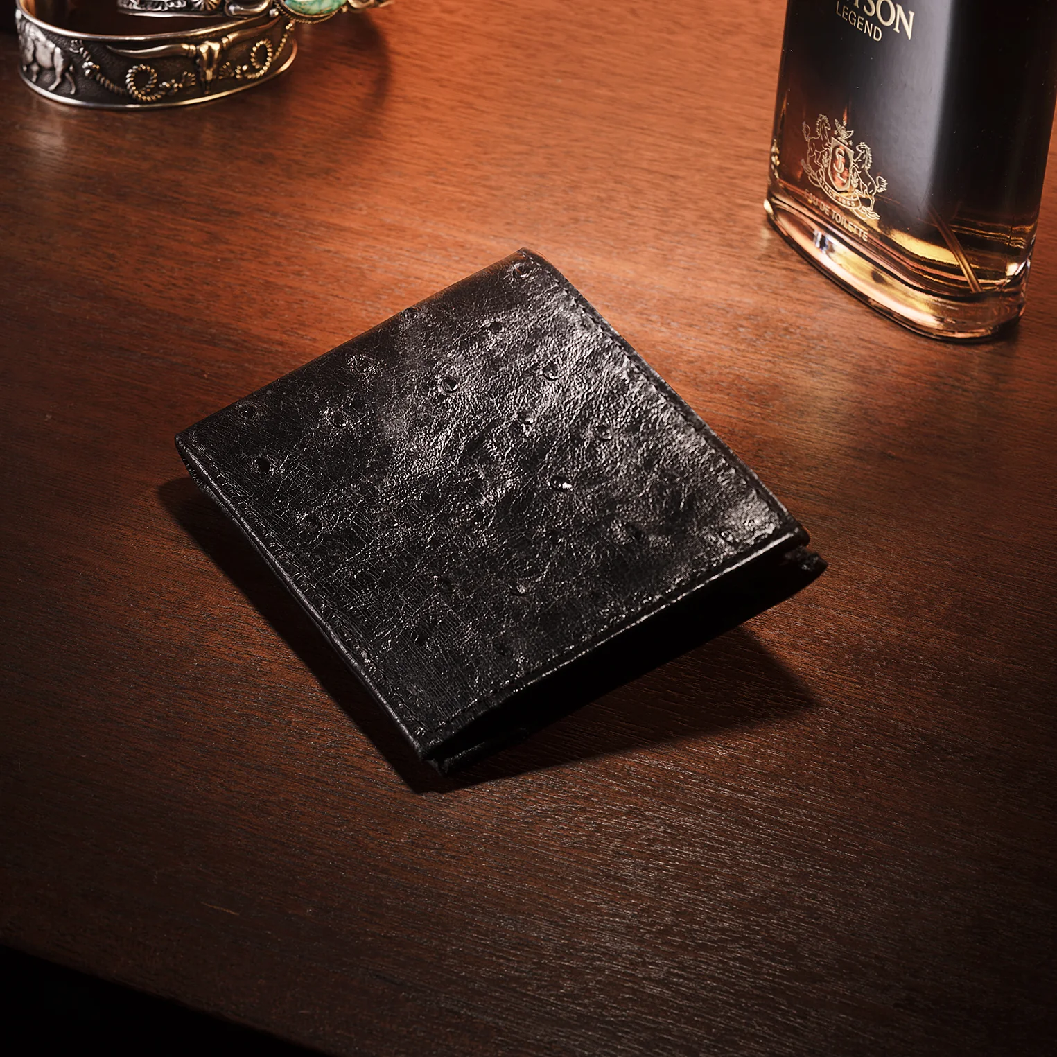 Ostrich Bi-Fold Wallet - Image 3