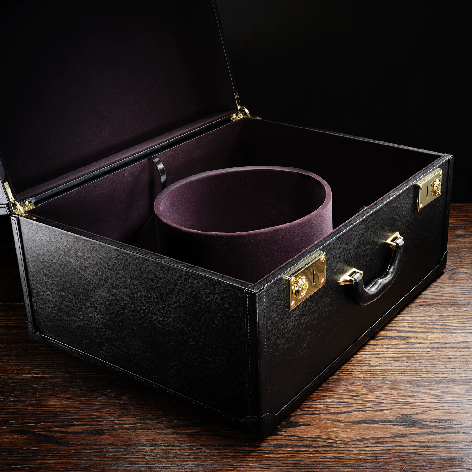 Premium Leather Hat Case - Image 3