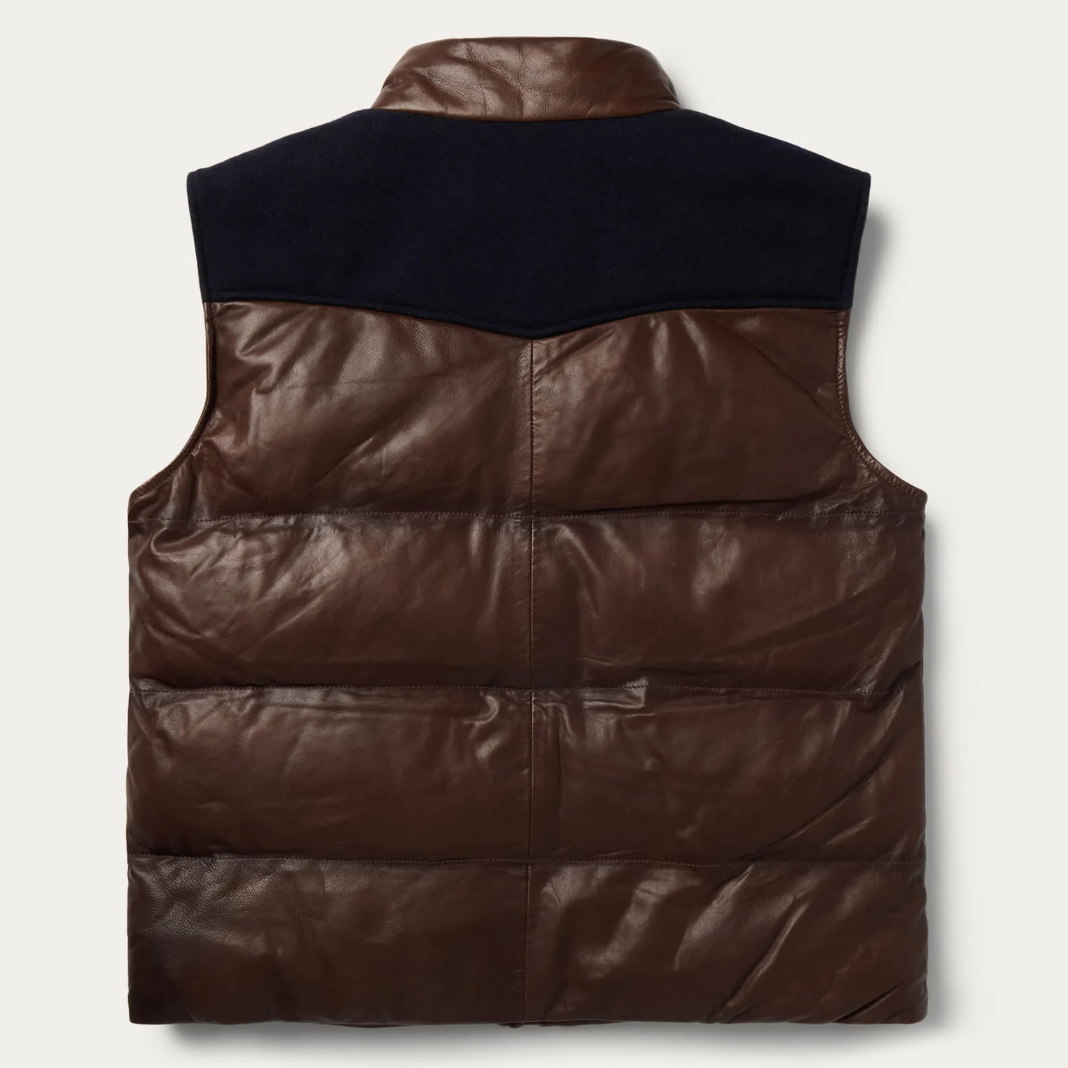 Quilted Leather Vest - Image 3