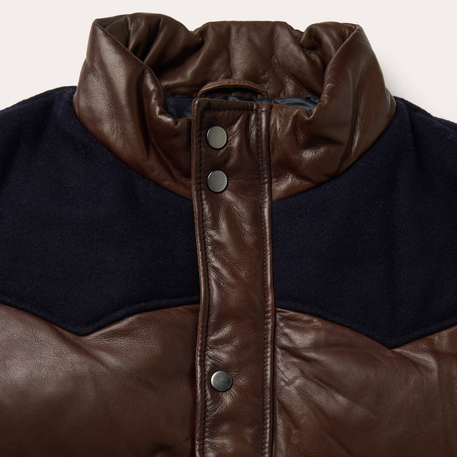 Quilted Leather Vest - Image 4