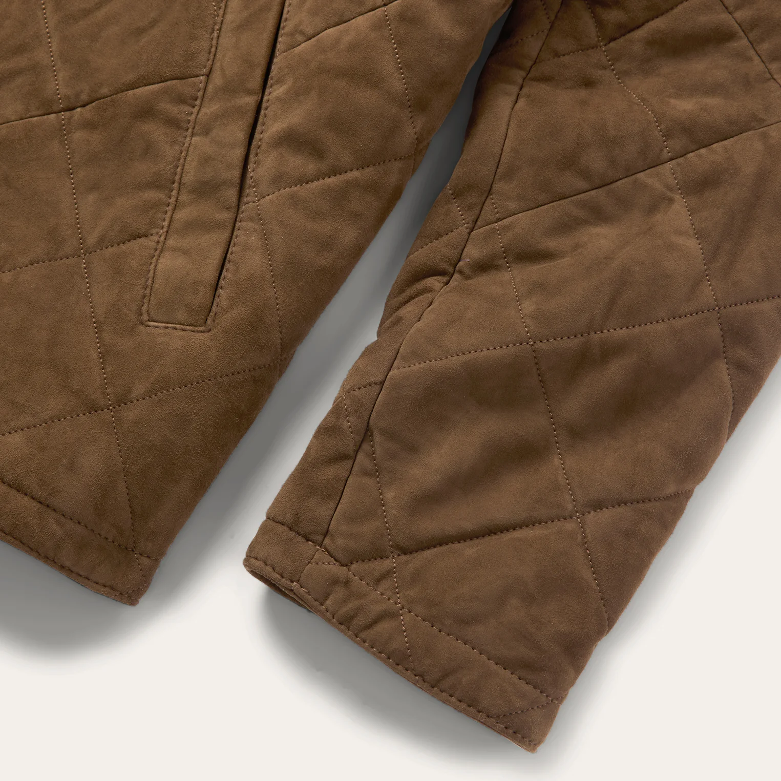 Quilted Suede Jacket - Image 7