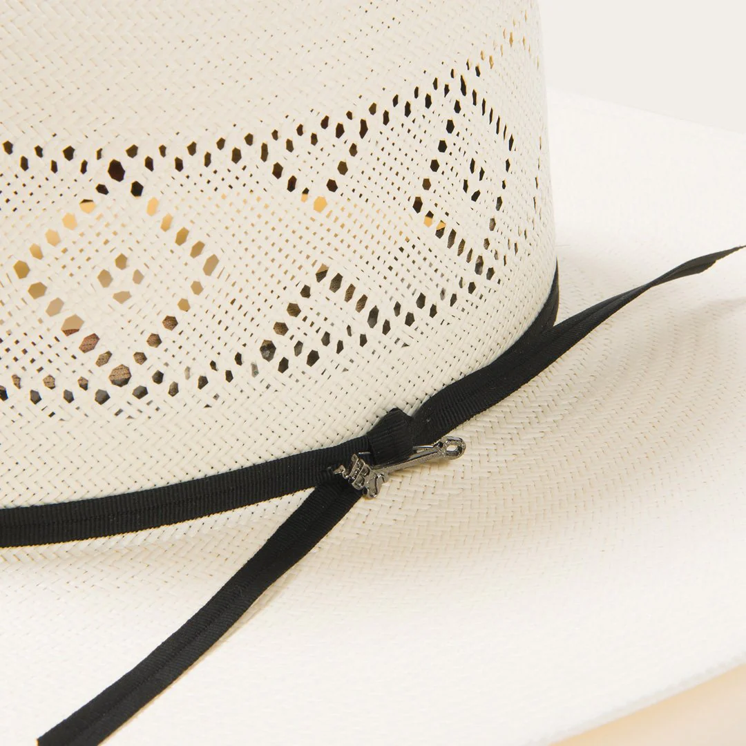 Saddleman 20X Open Crown Straw Cowboy Hat - Image 5