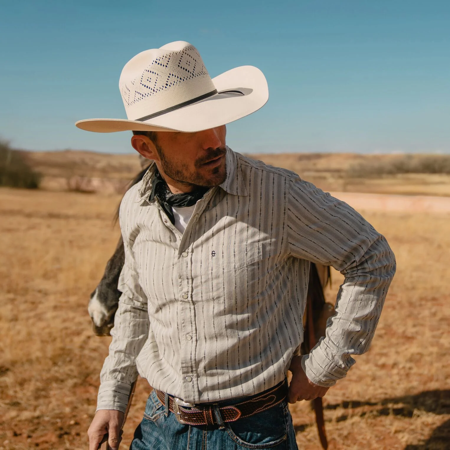 Saddleman 20X Straw Cowboy Hat - Image 5