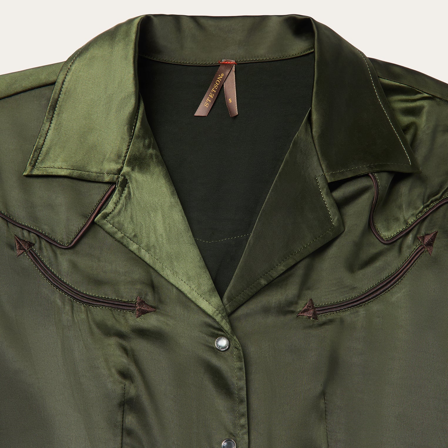 Satin Western Dress - Image 4