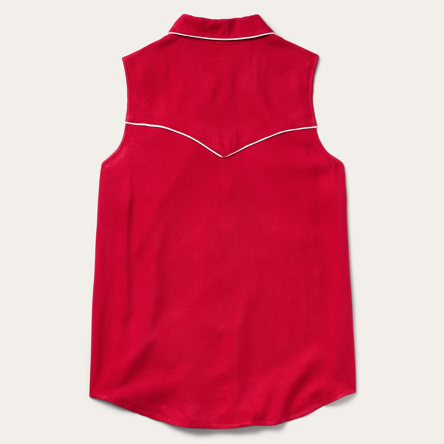 Sleeveless Retro Western Shirt - Image 2