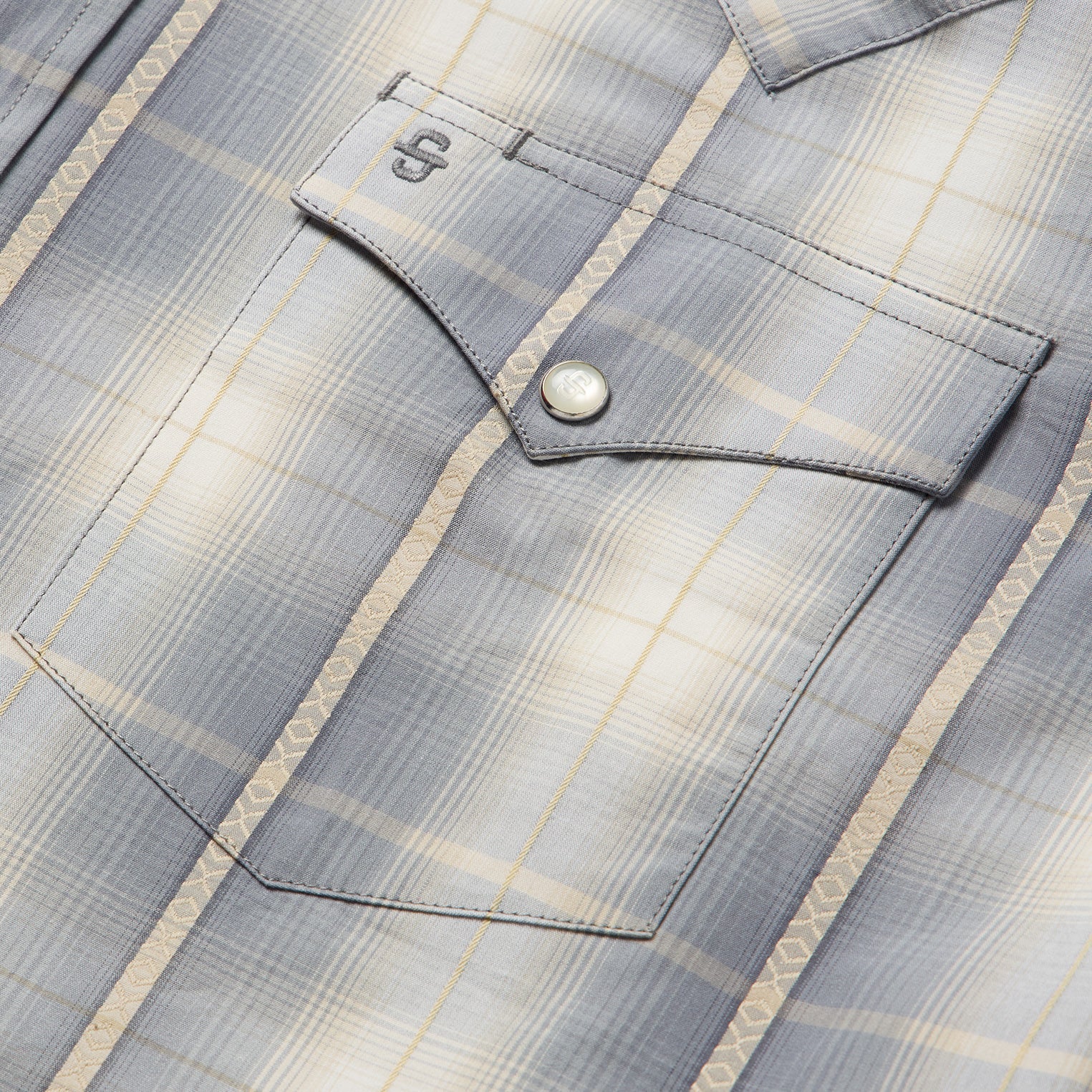 Smoke Diamonds Plaid Western Shirt - Image 4