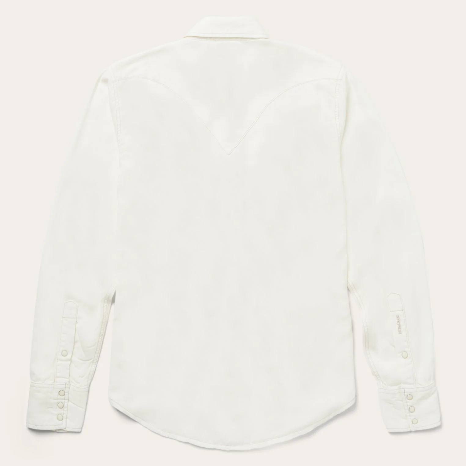 Cream Twill Shirt - Image 3