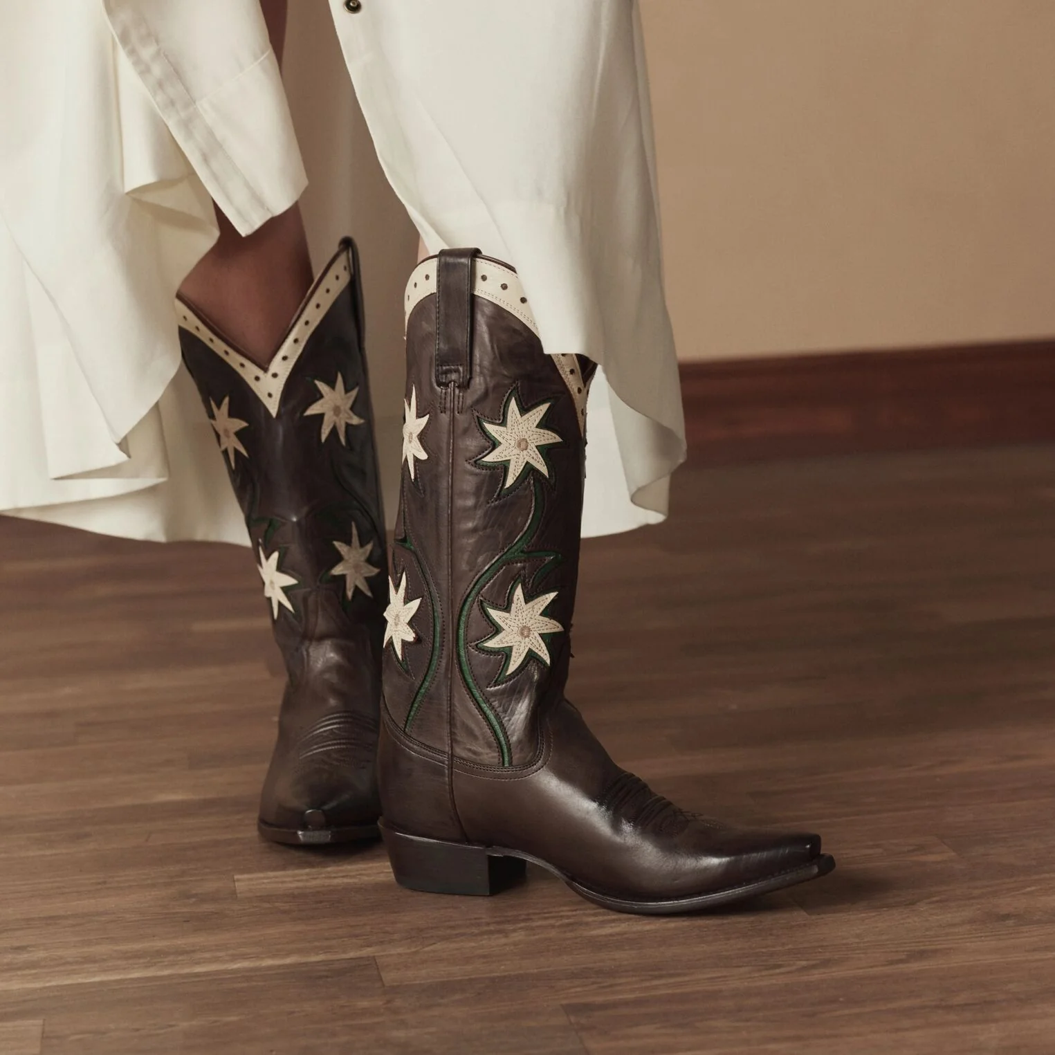 Stetson & THE GREAT. Floral Cowboy Boot - Image 4