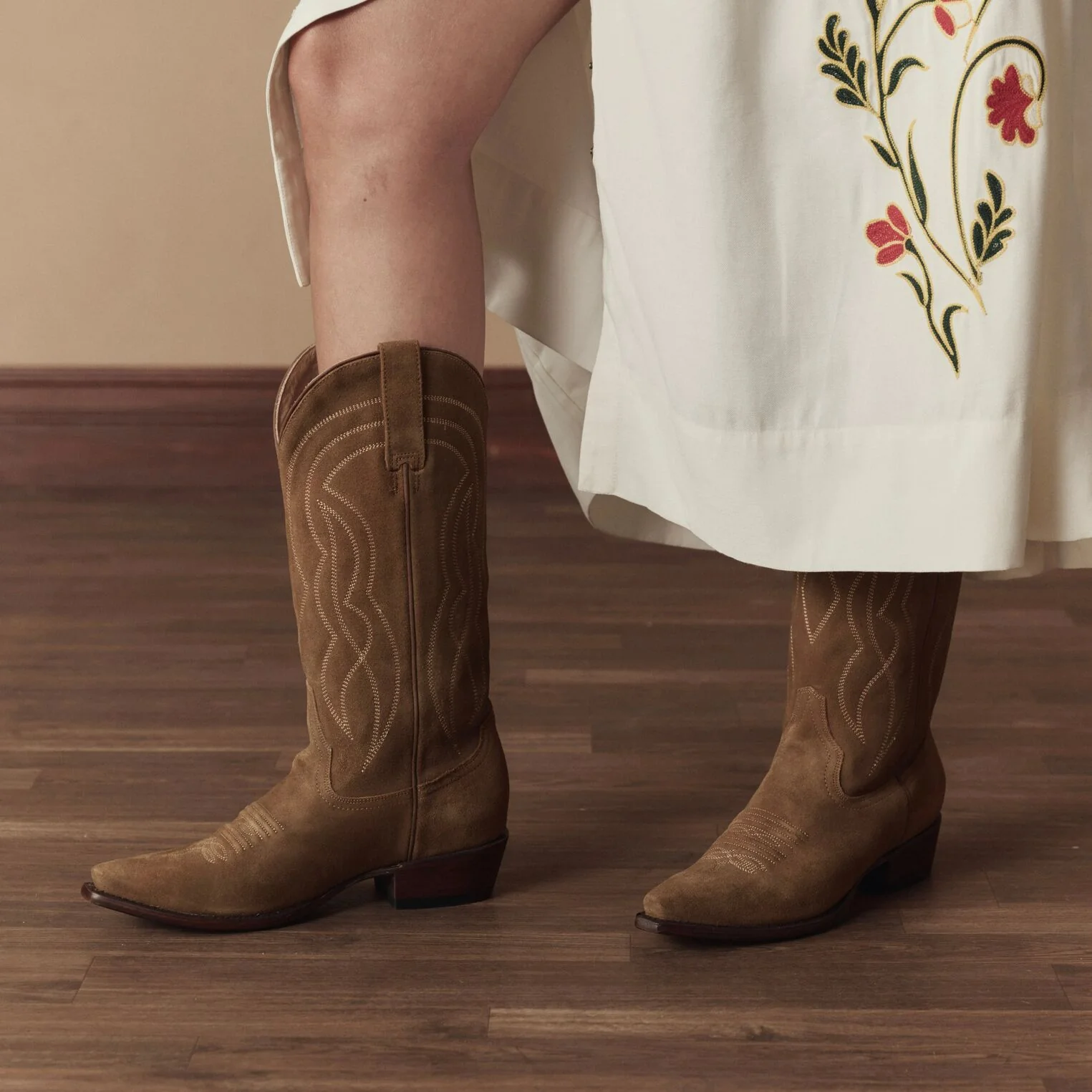 Stetson & THE GREAT. Suede Cowboy Boot - Image 3