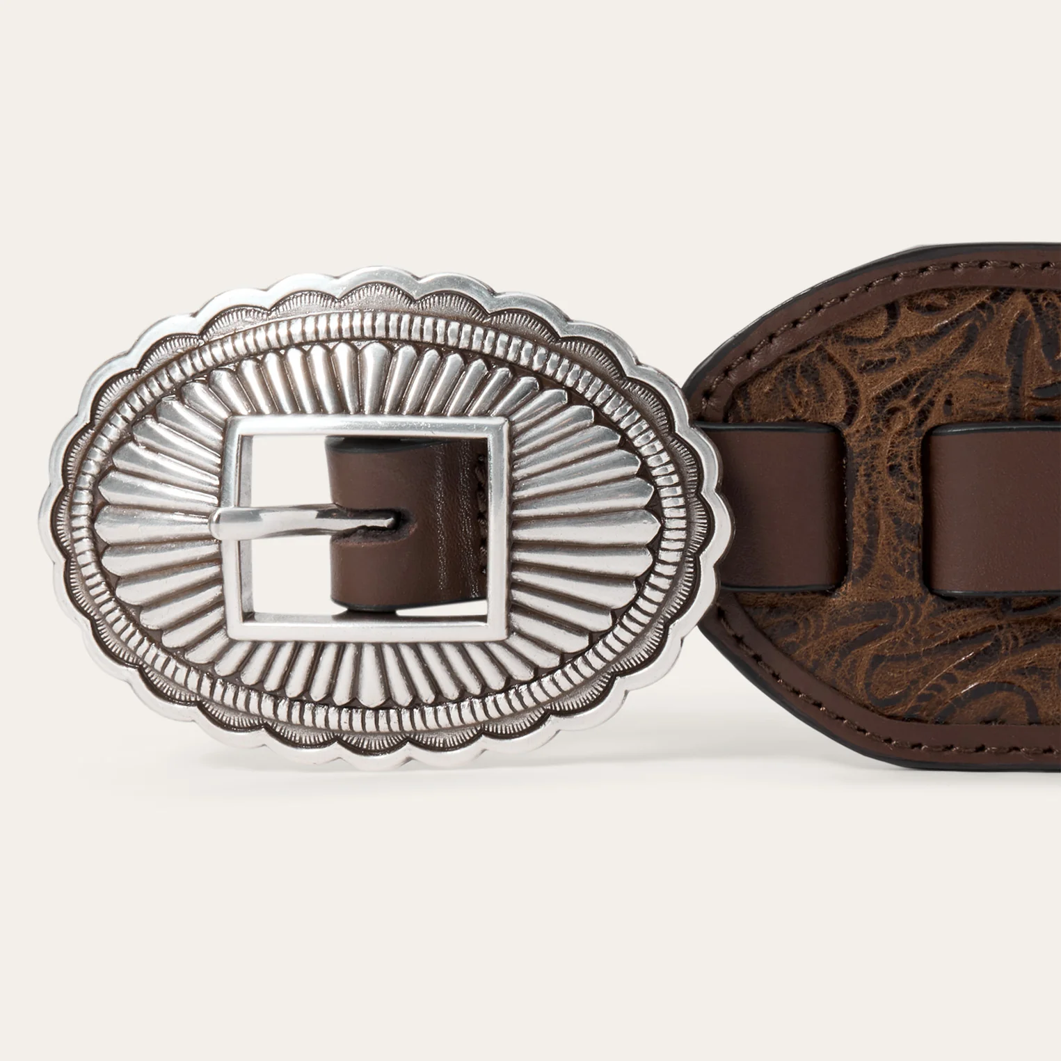 Stetson & THE GREAT. Tooled Waist Belt - Image 7