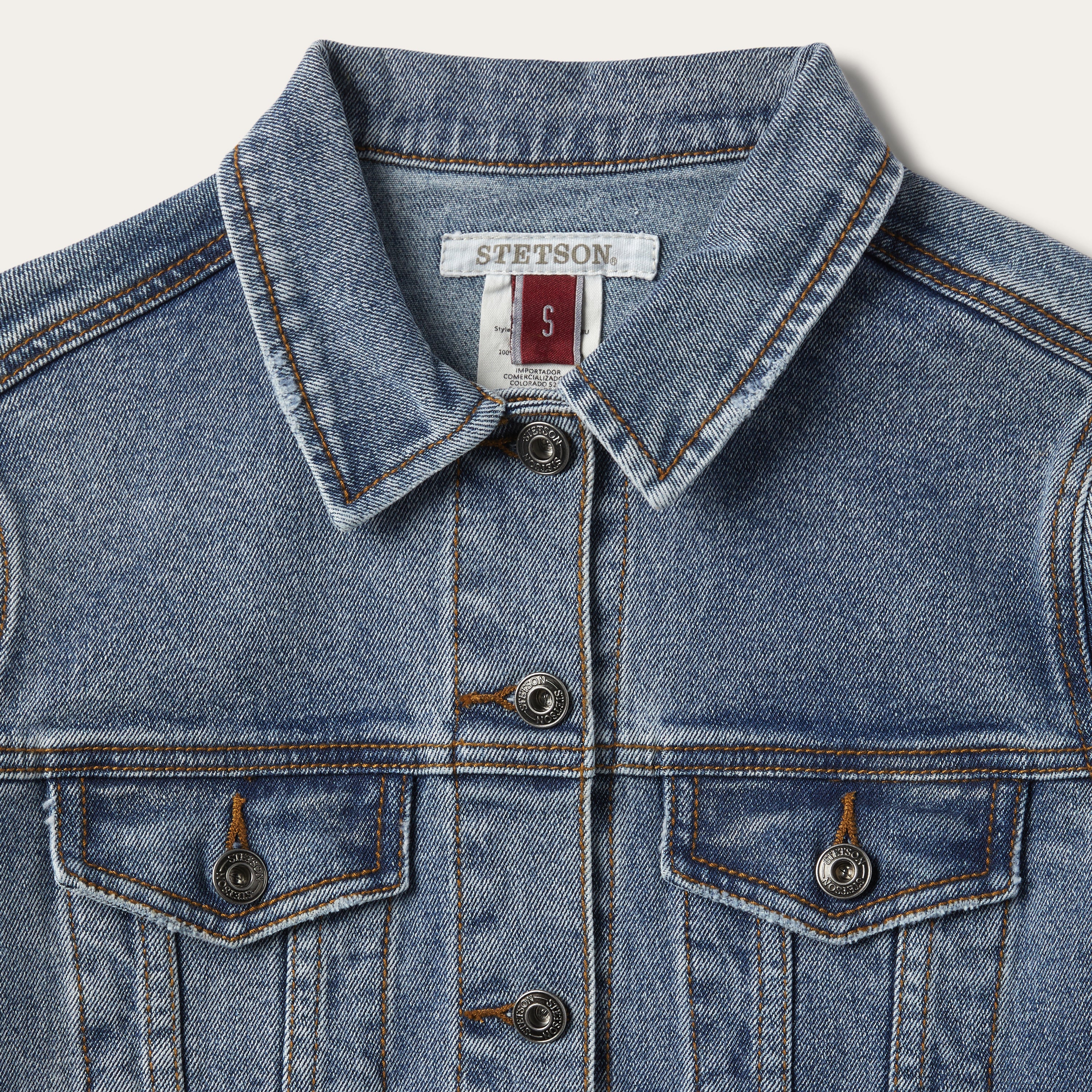 Stretch Denim Jacket - Image 4
