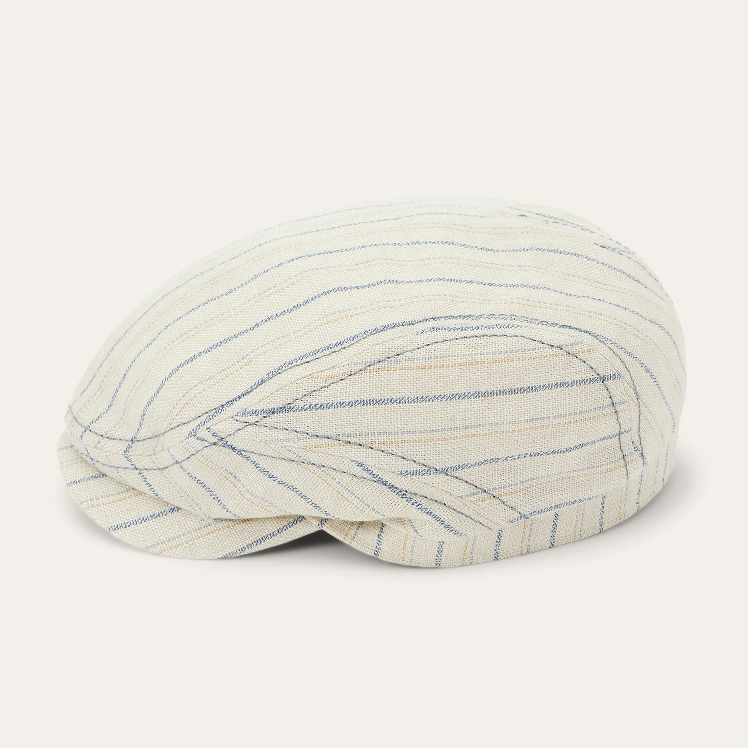 Striped Linen Driver Cap - Image 3