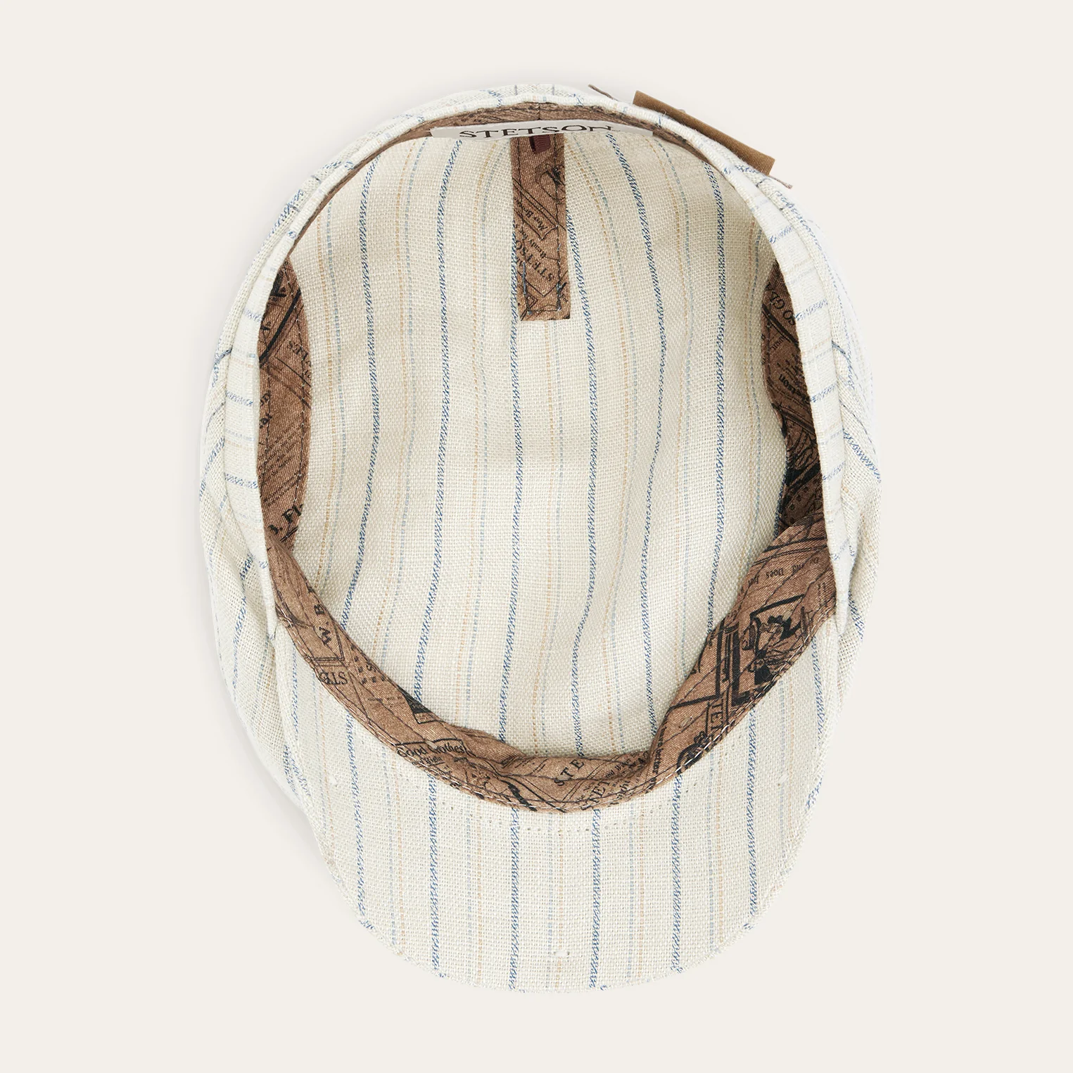 Striped Linen Driver Cap - Image 5