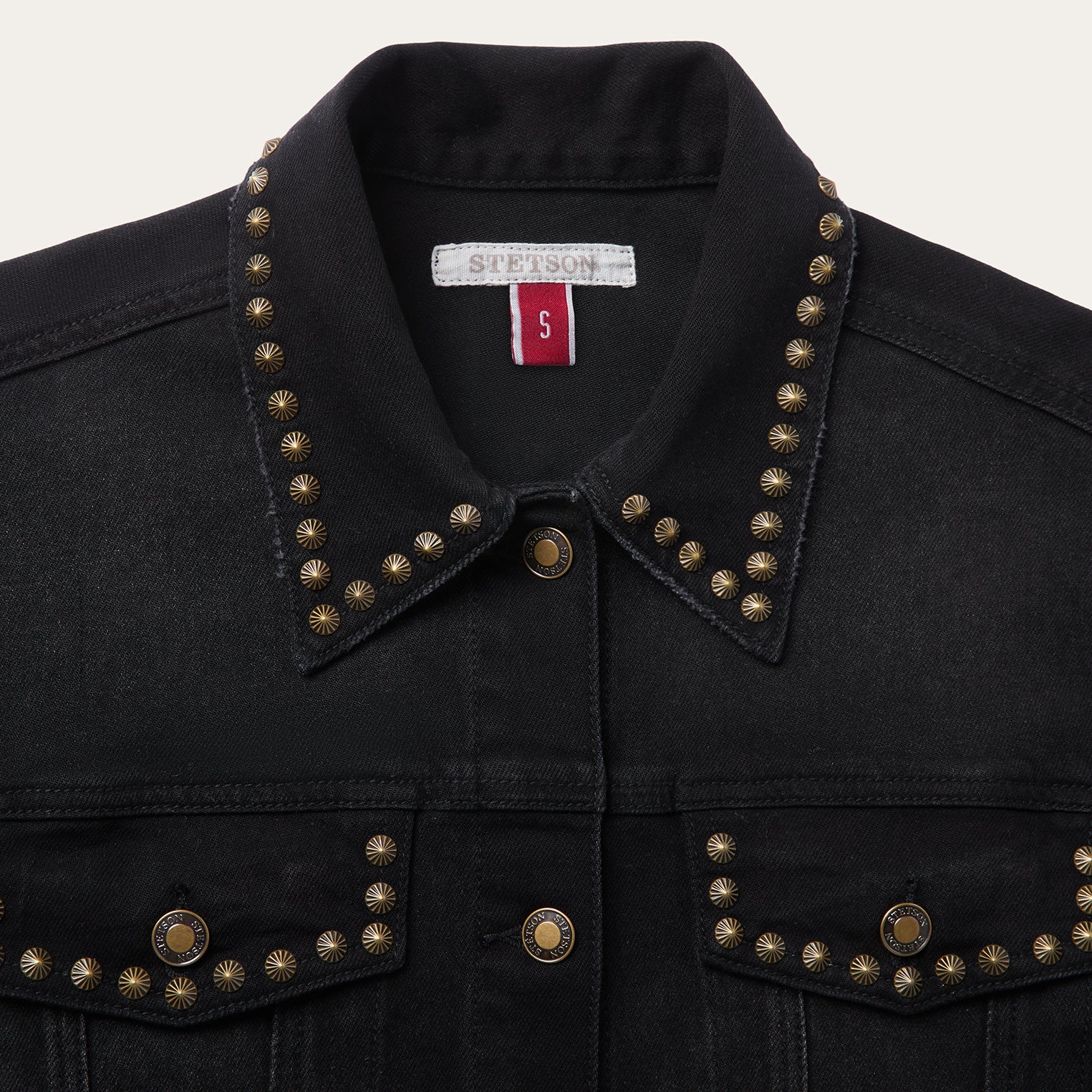 Studded Denim Jacket - Image 8