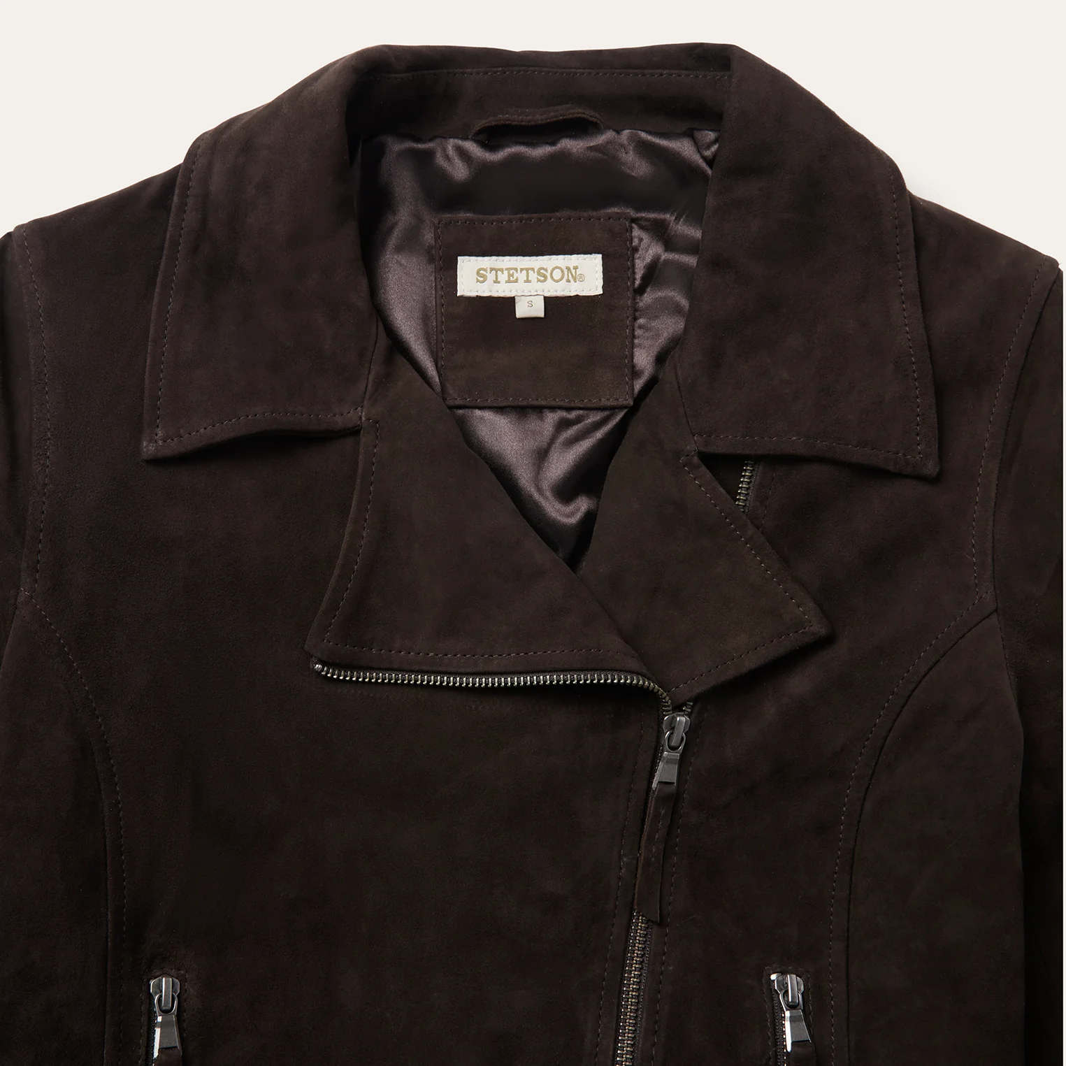 Suede Fringe Motorcycle Jacket - Image 4