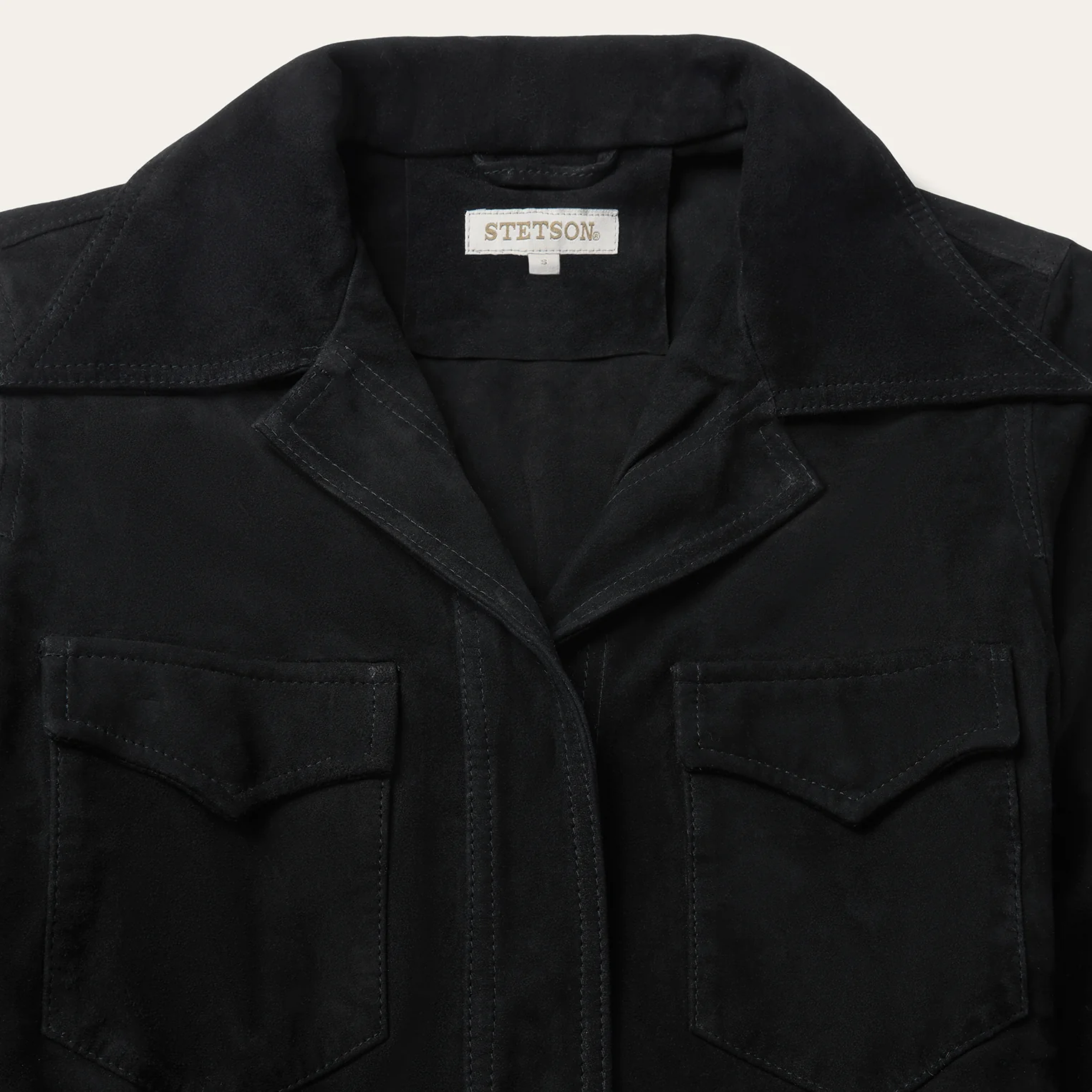 Suede Western Shirt Dress - Image 3