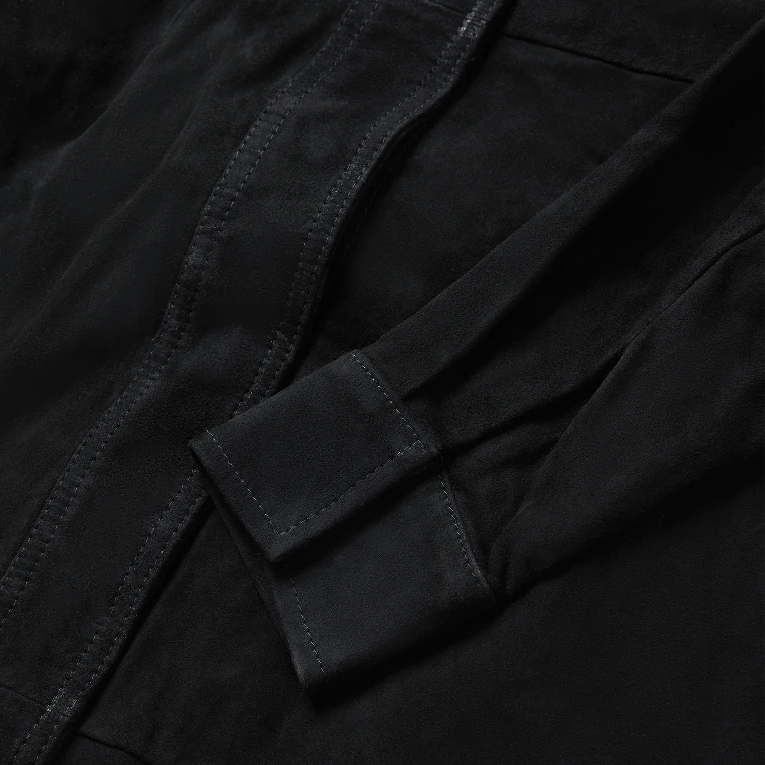 Suede Western Shirt Dress - Image 4