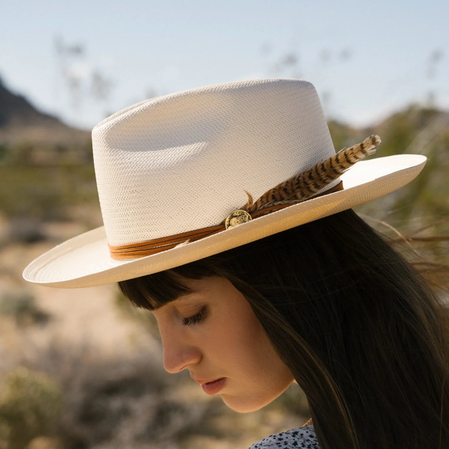 Tallahassee Shantung Straw Fedora - Image 3