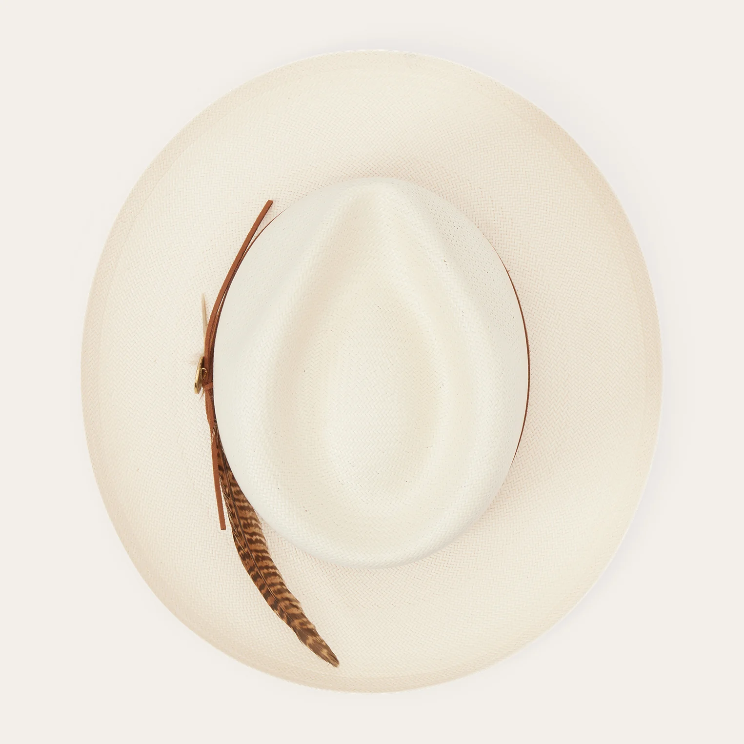 Tallahassee Shantung Straw Fedora - Image 7