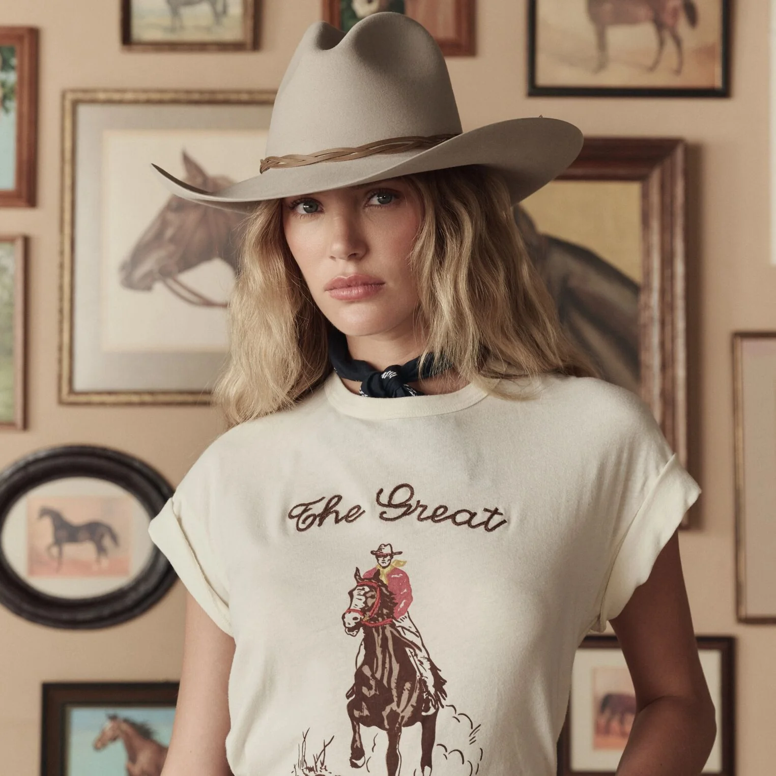 Stetson & THE GREAT. The Stetson Western Bandana - Image 2