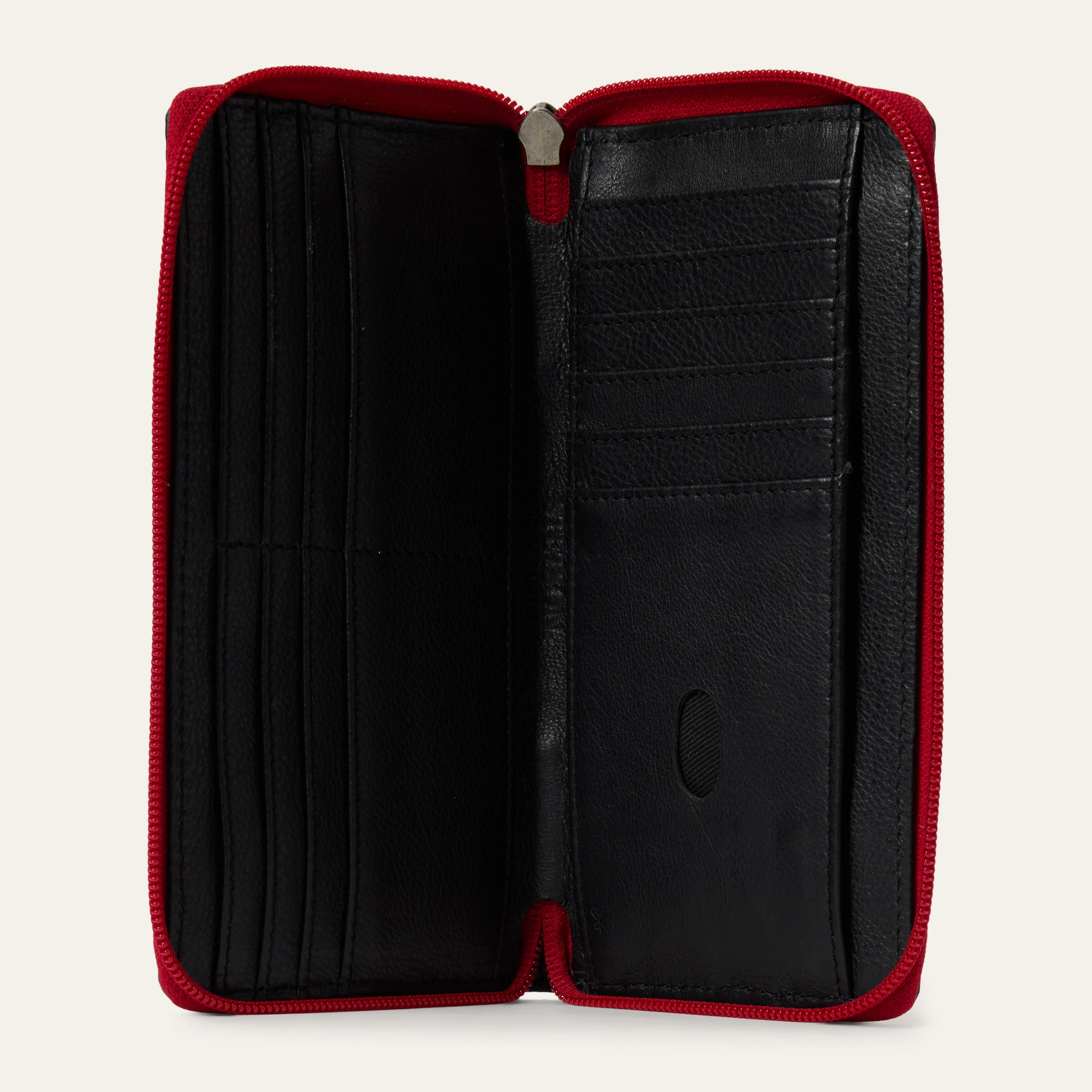Tooled Croco Embossed Zip Wallet - Image 3