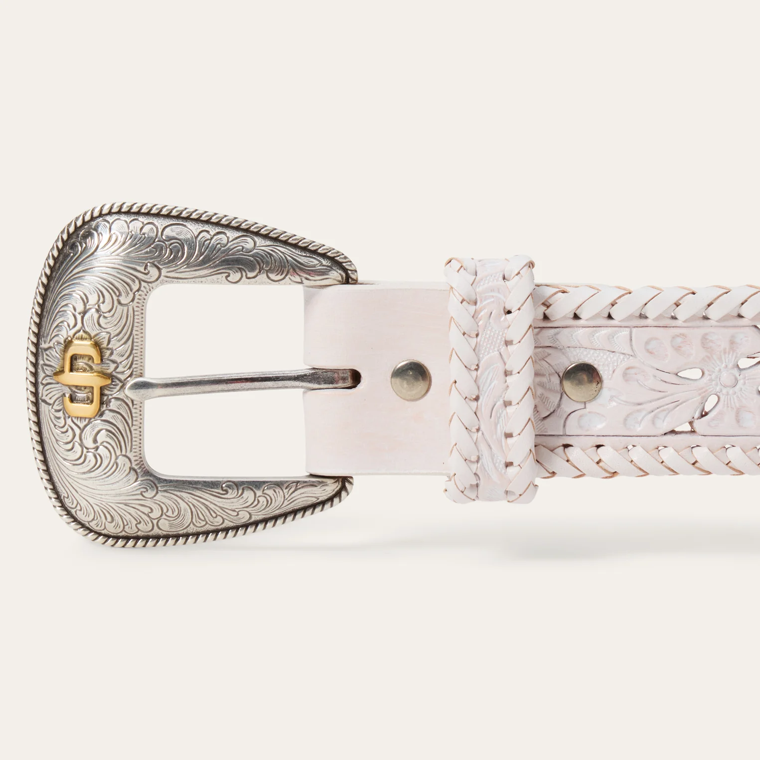 Tooled Laced Edge Belt - Image 5