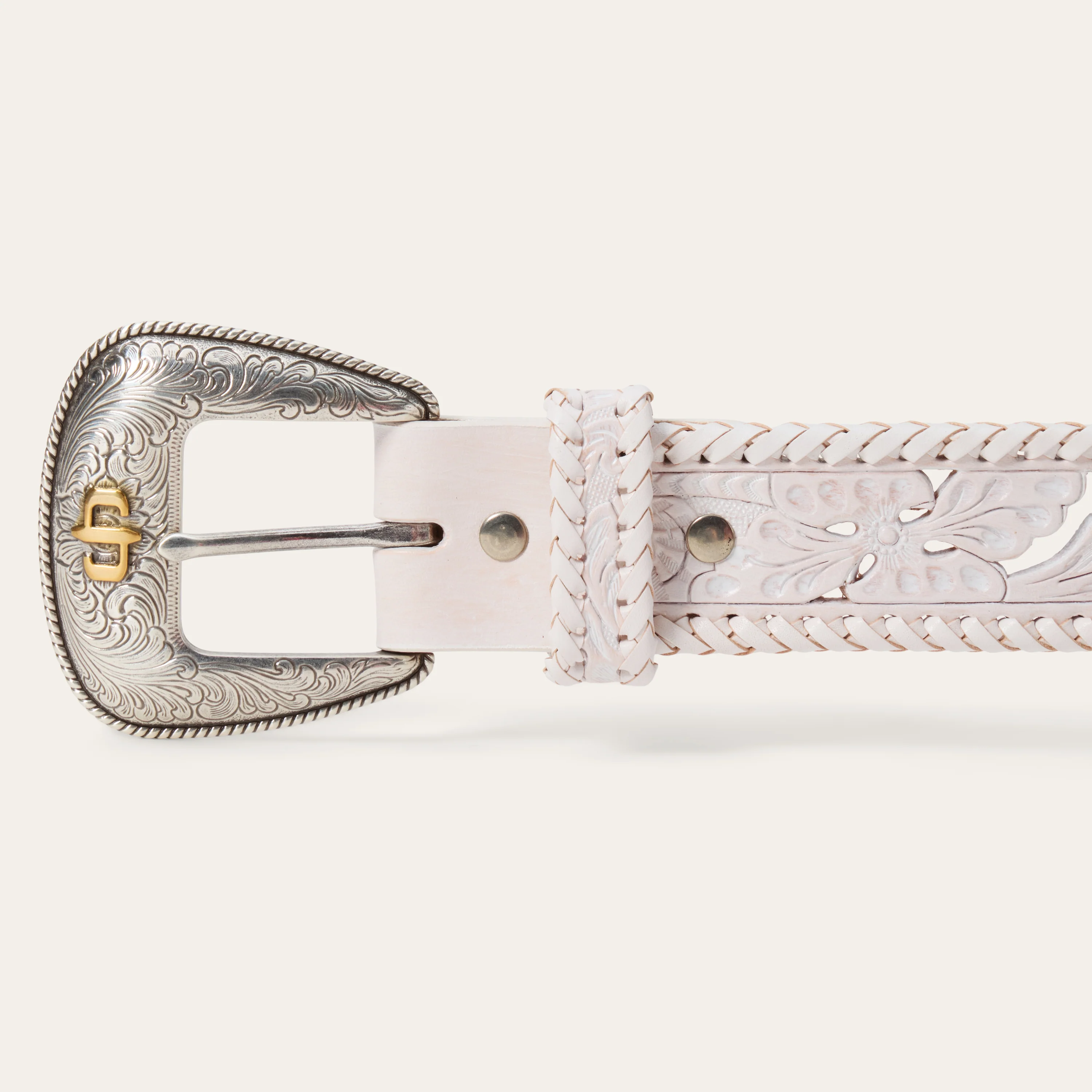 Tooled Laced Edge Belt - Image 7