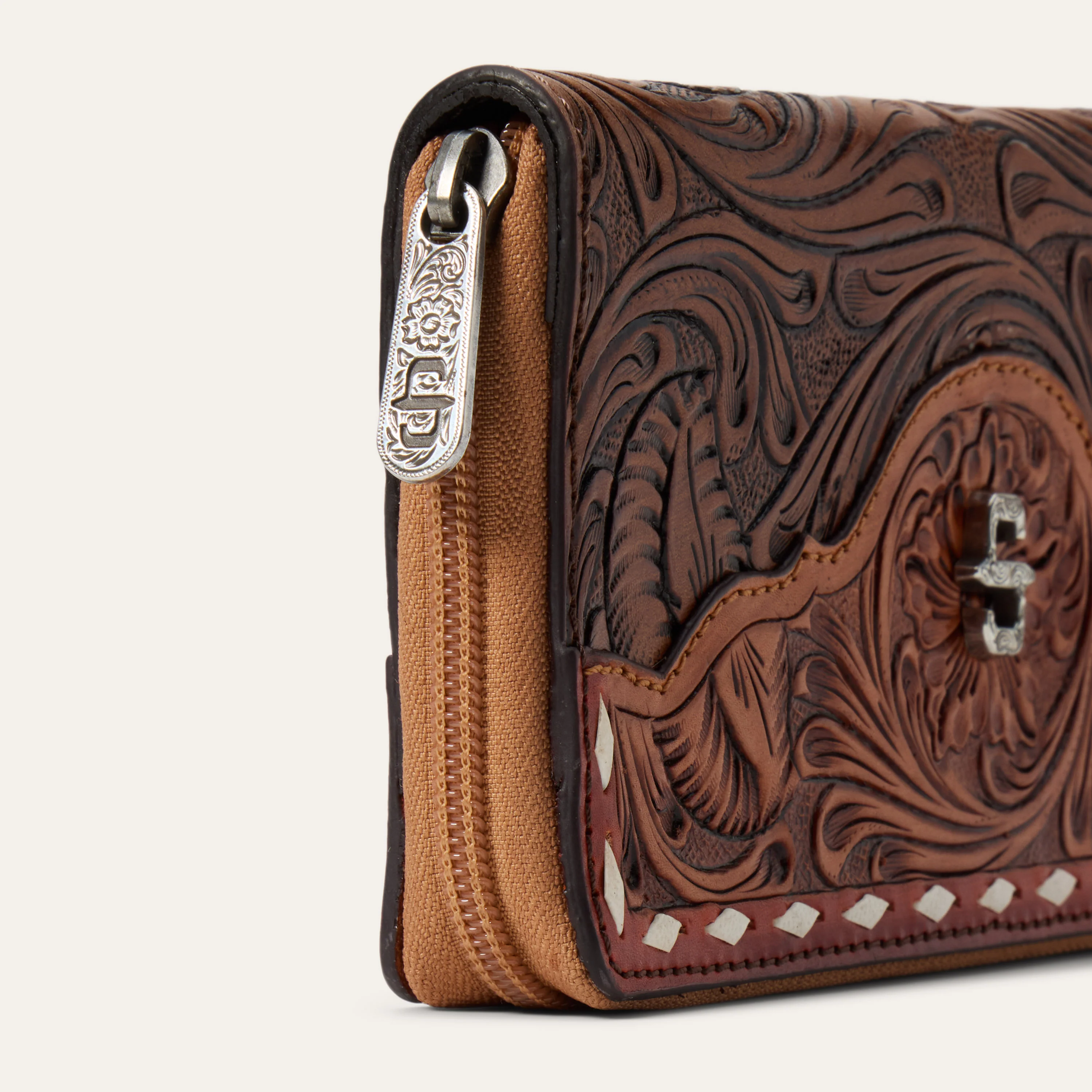 Tooled Zip Wallet - Image 4