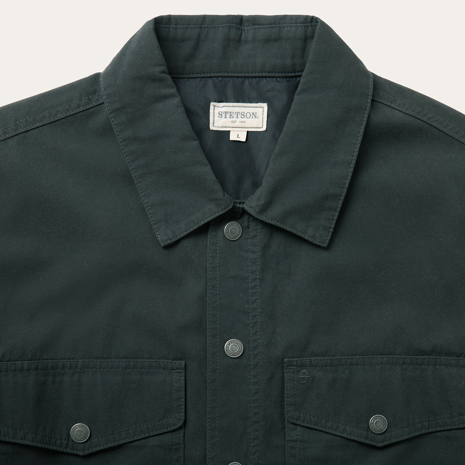 Waxed Canvas Shirt Jacket - Image 5