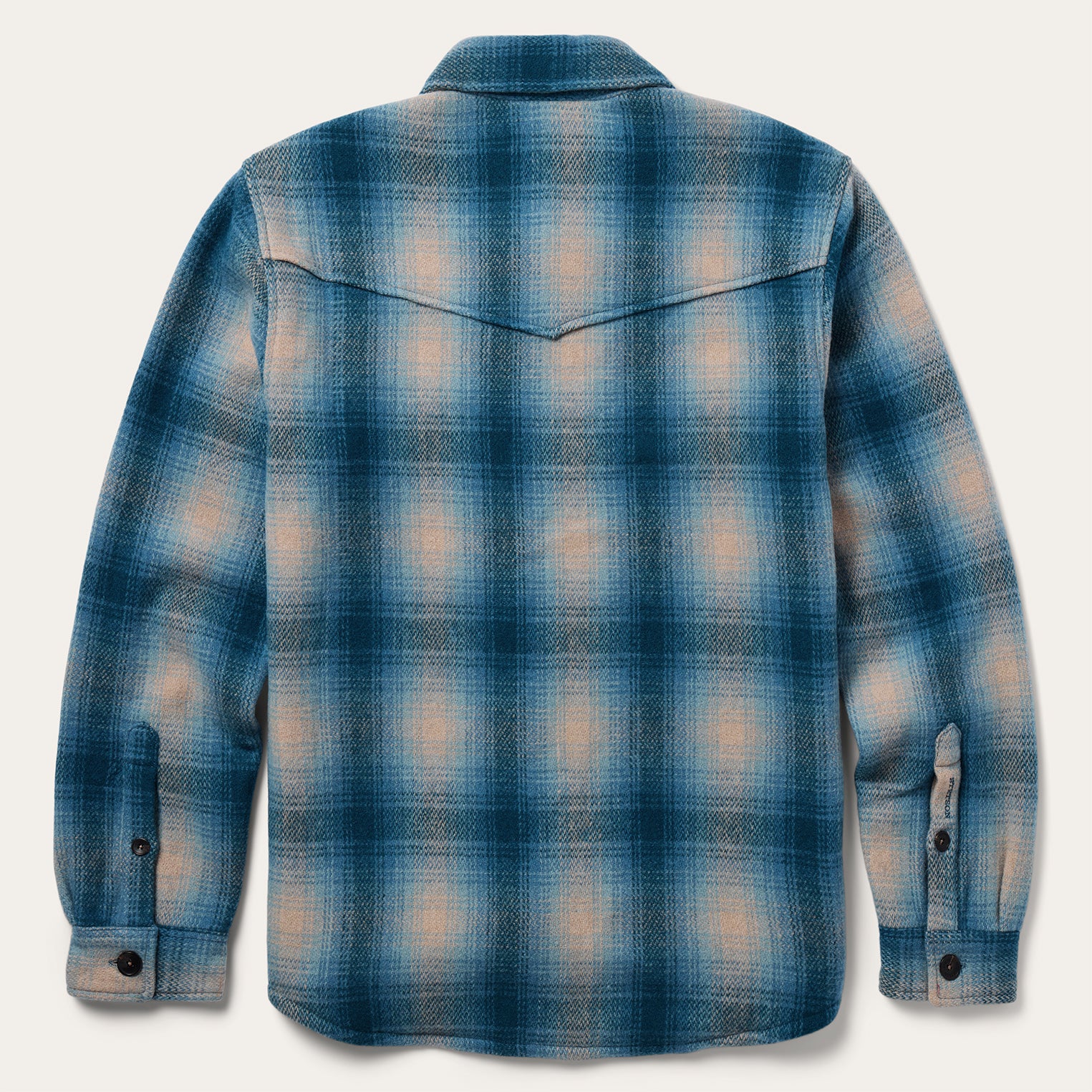 Wool Plaid Shirt Jacket - Image 2