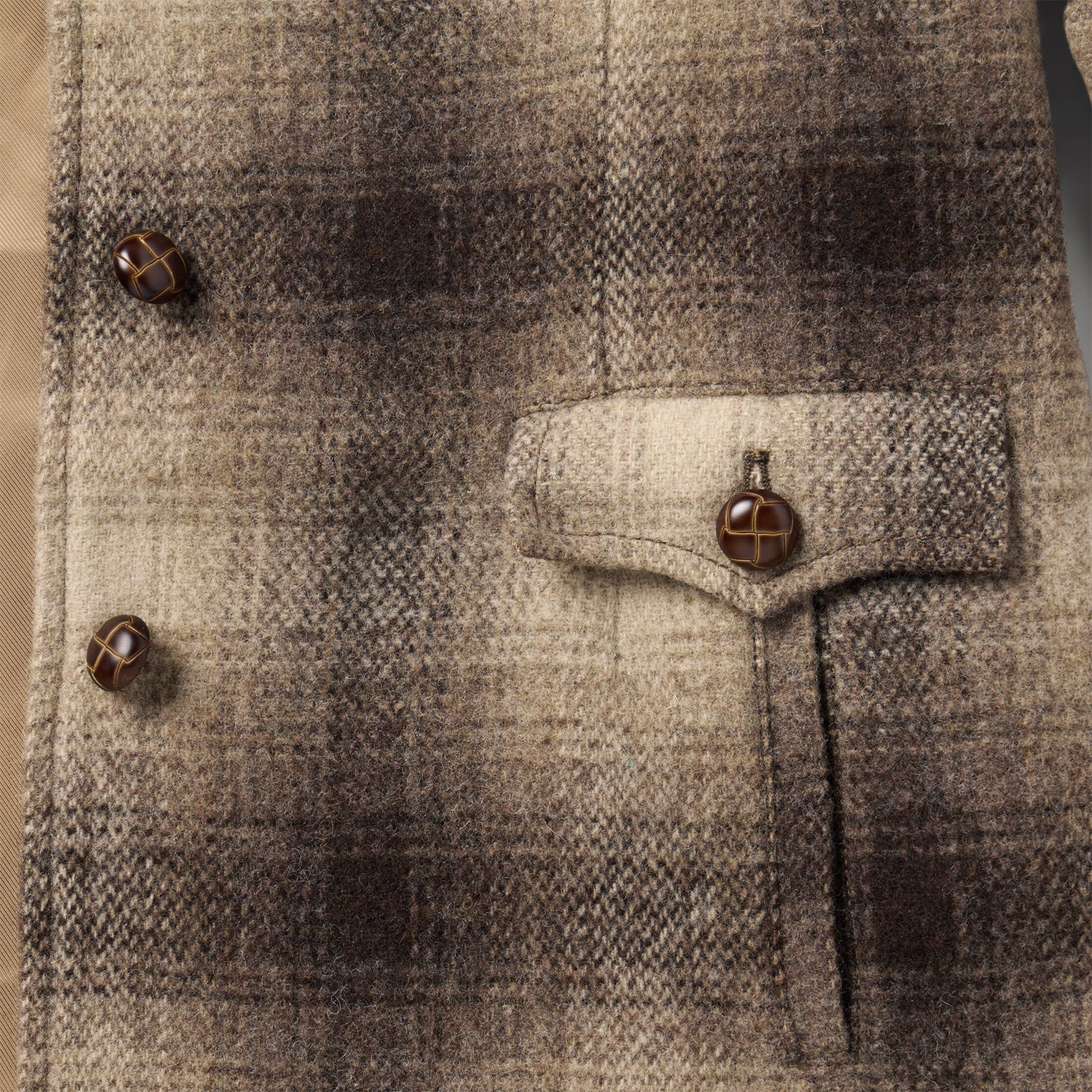 Wool Plaid Western Blazer - Image 5
