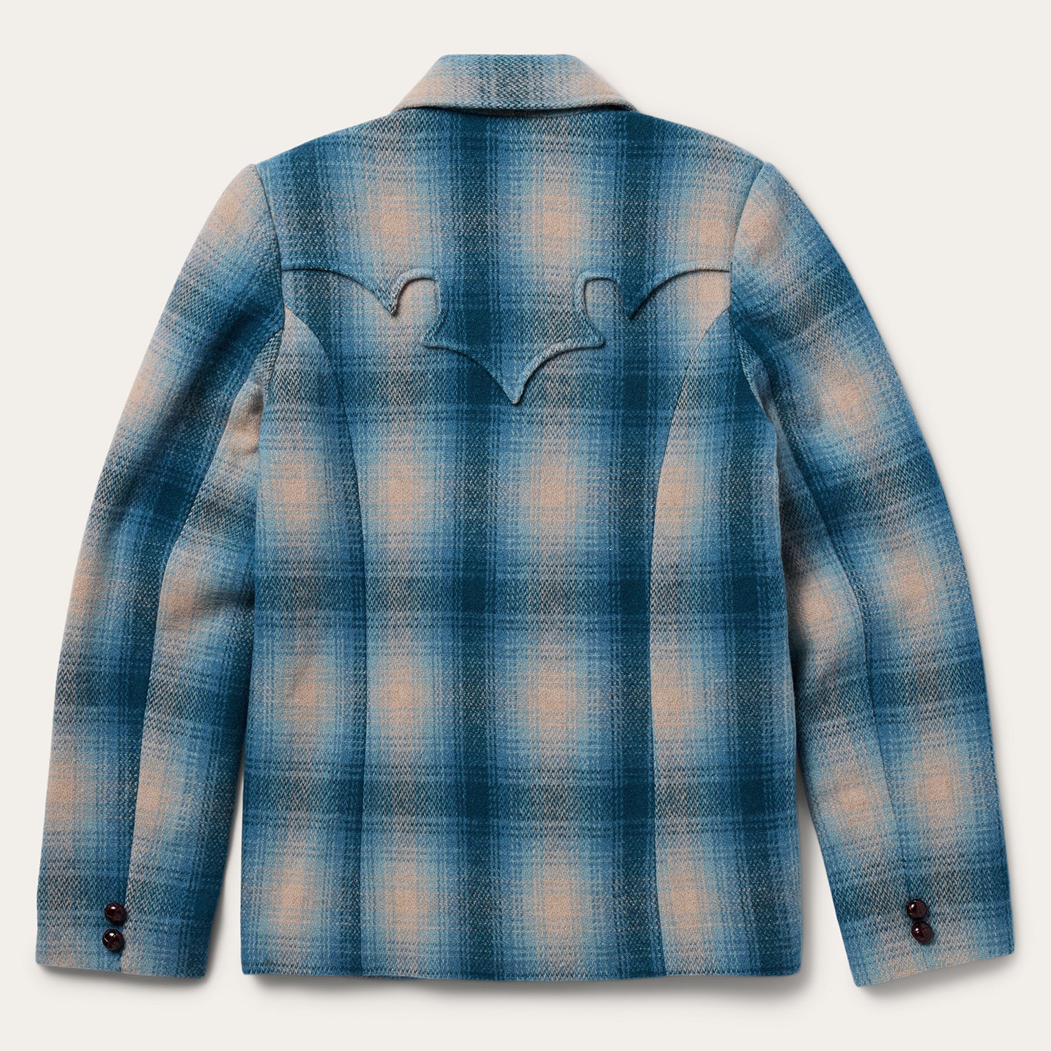 Wool Plaid Western Blazer - Image 2